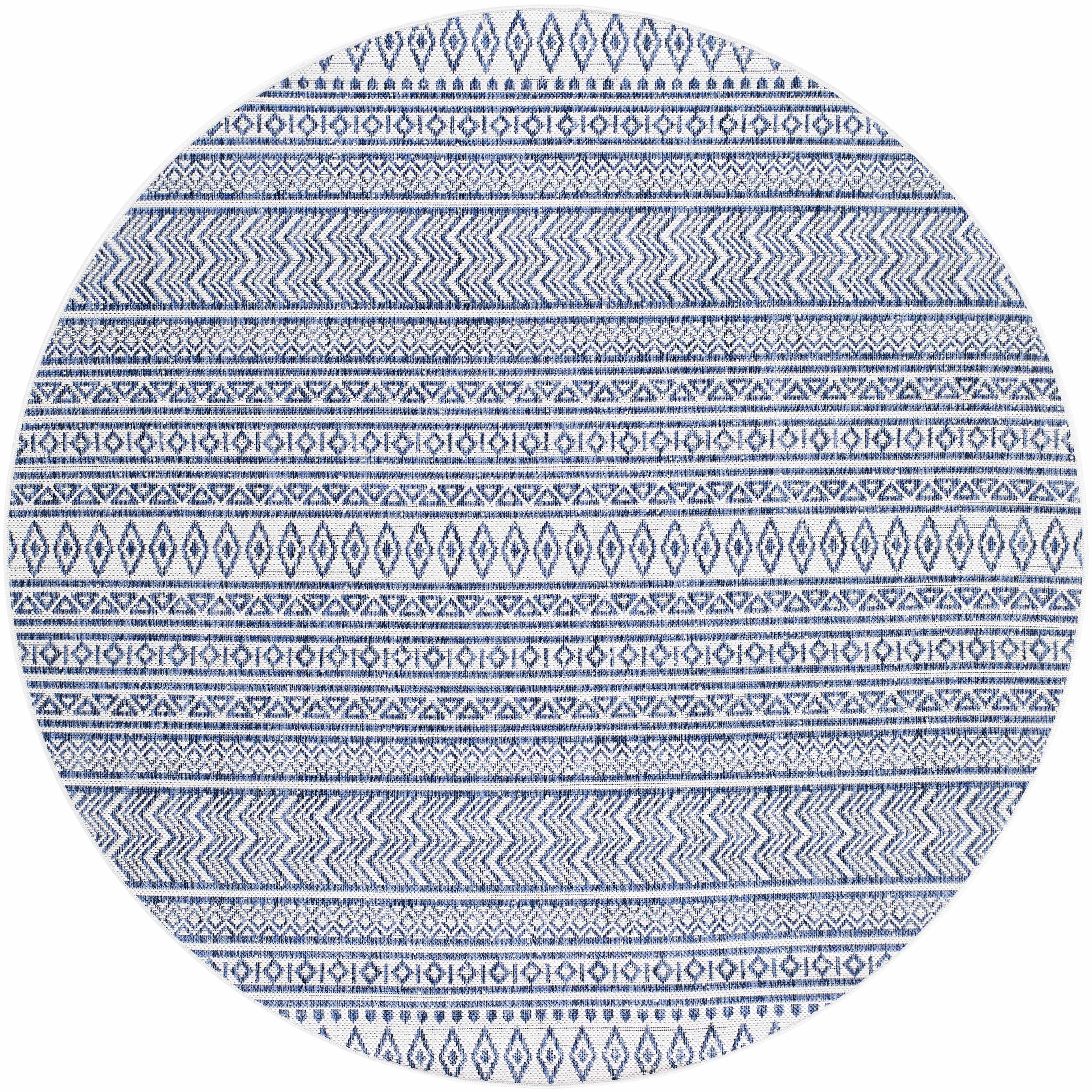 Madras Light Blue Green All Over Performance Area Rug - Image 24