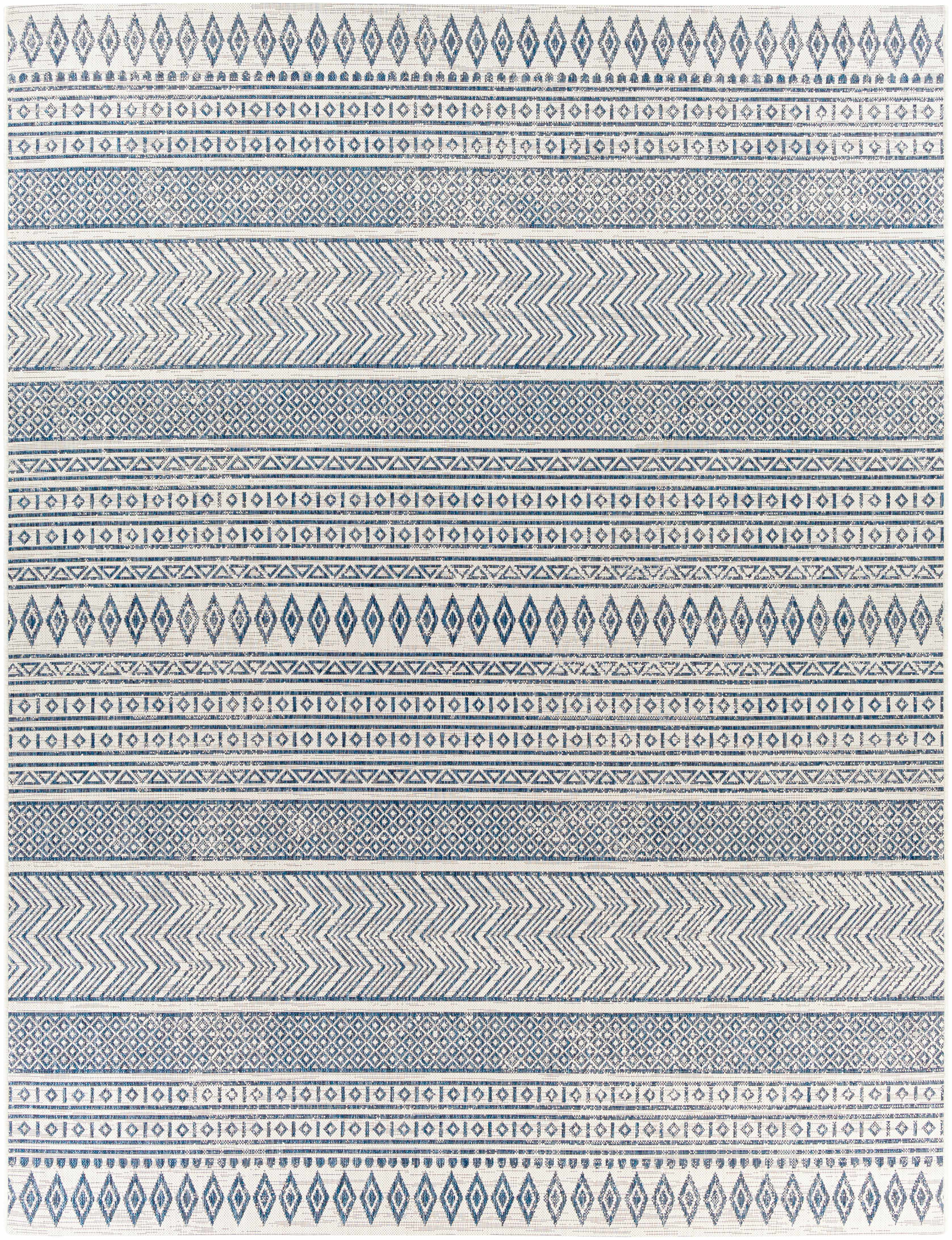 Madras Light Blue Green All Over Performance Area Rug - Image 25