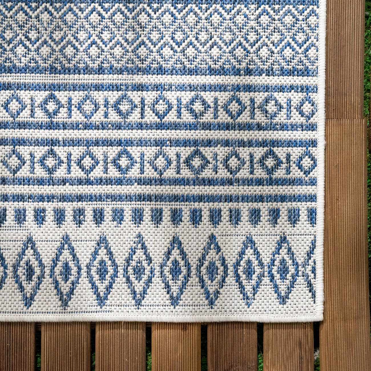 Madras Light Blue Green All Over Performance Area Rug - Image 6
