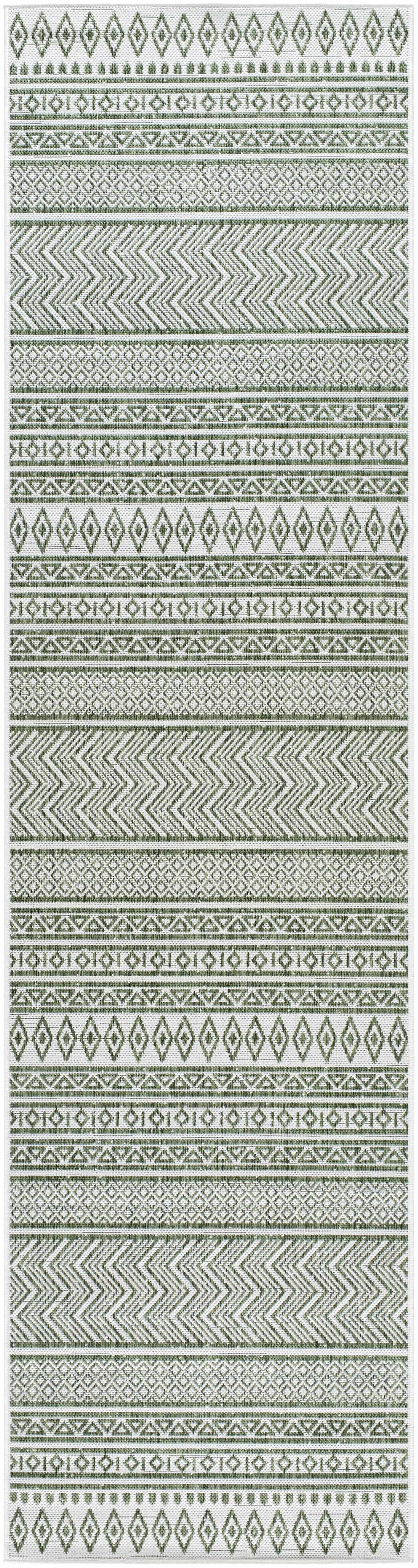 Madras Natural Gray Green All Over Performance Area Rug - Image 7
