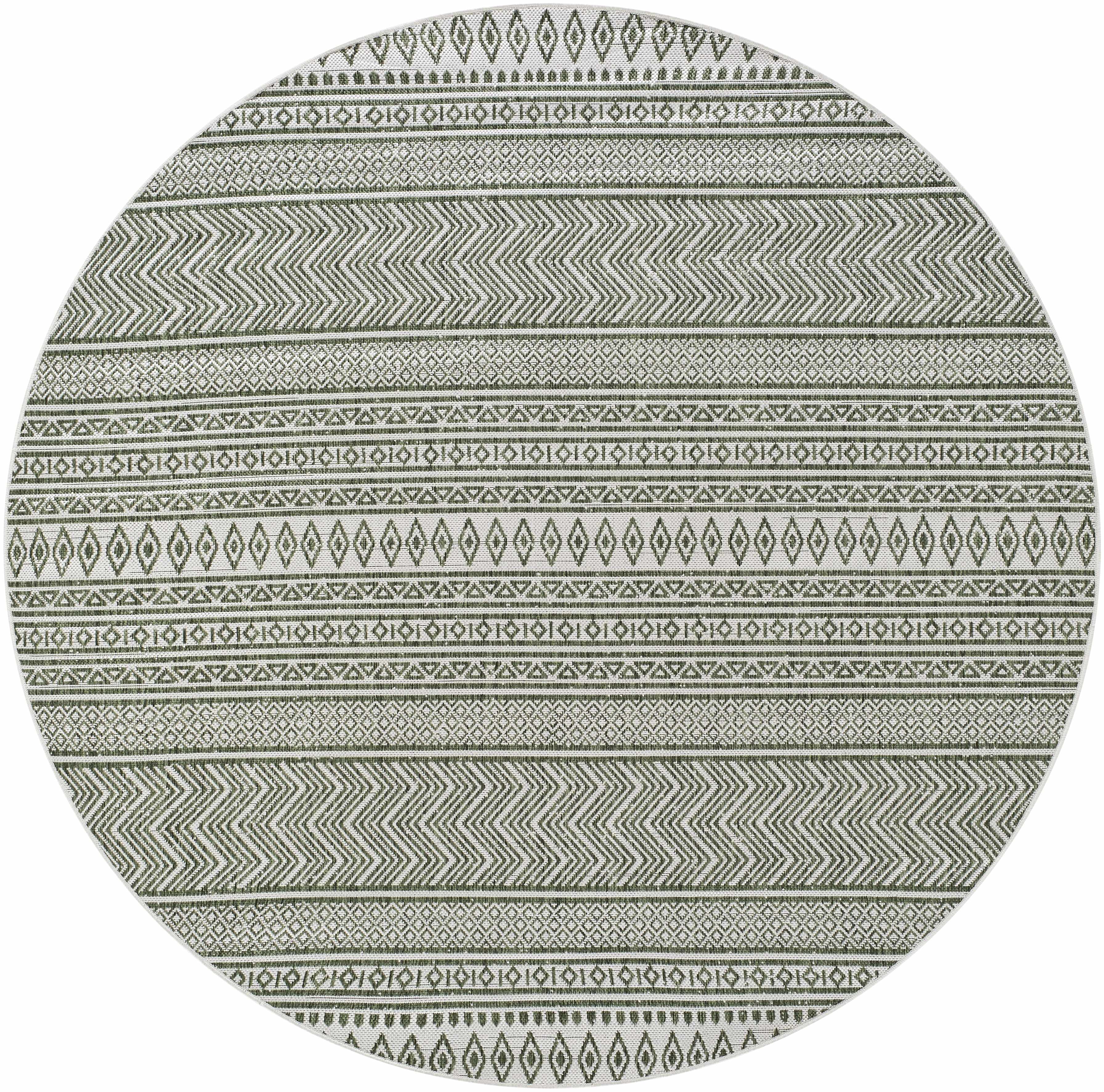 Madras Natural Gray Green All Over Performance Area Rug - Image 8