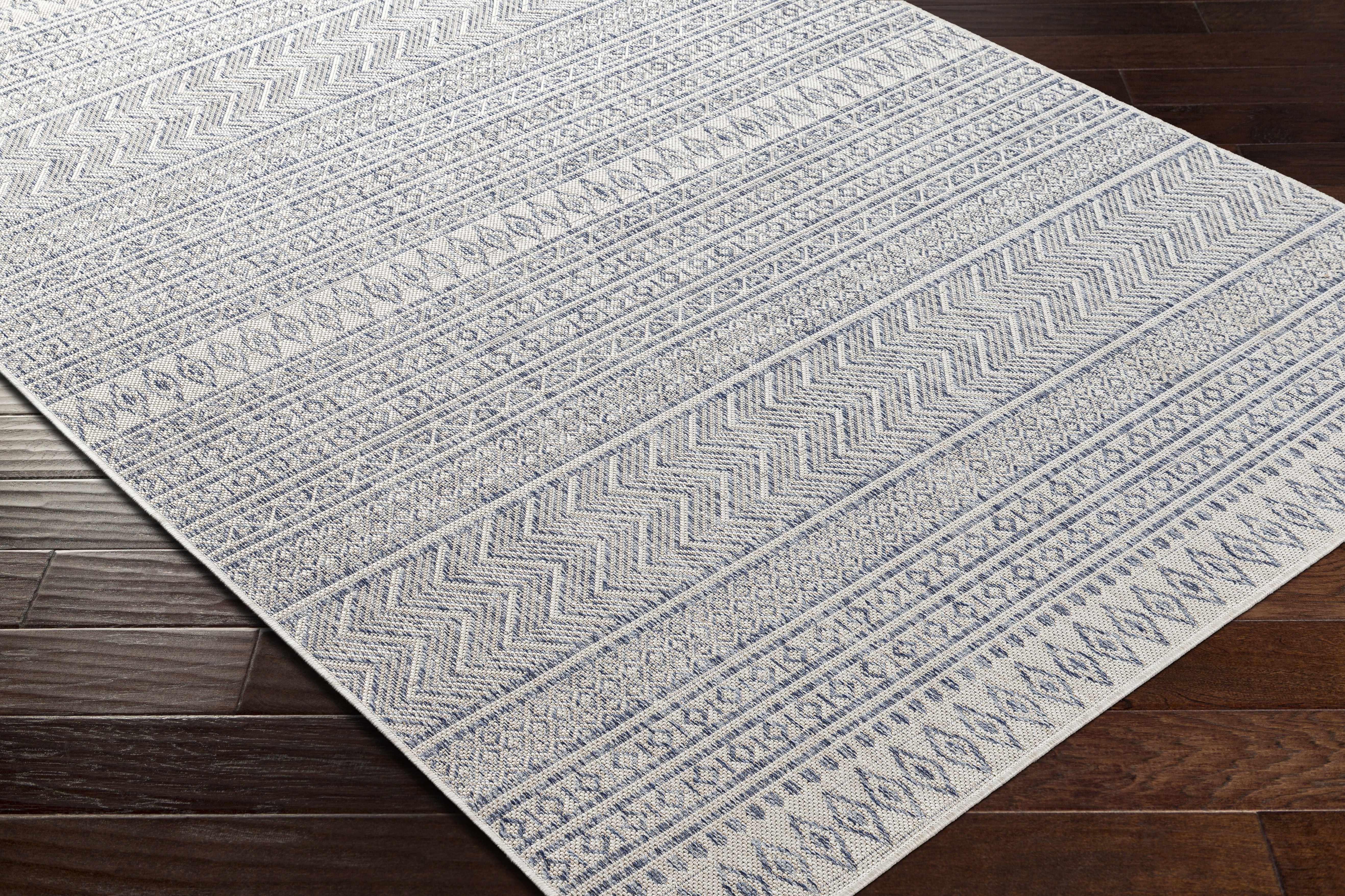 Madras Navy All Over Performance Rug - Image 7
