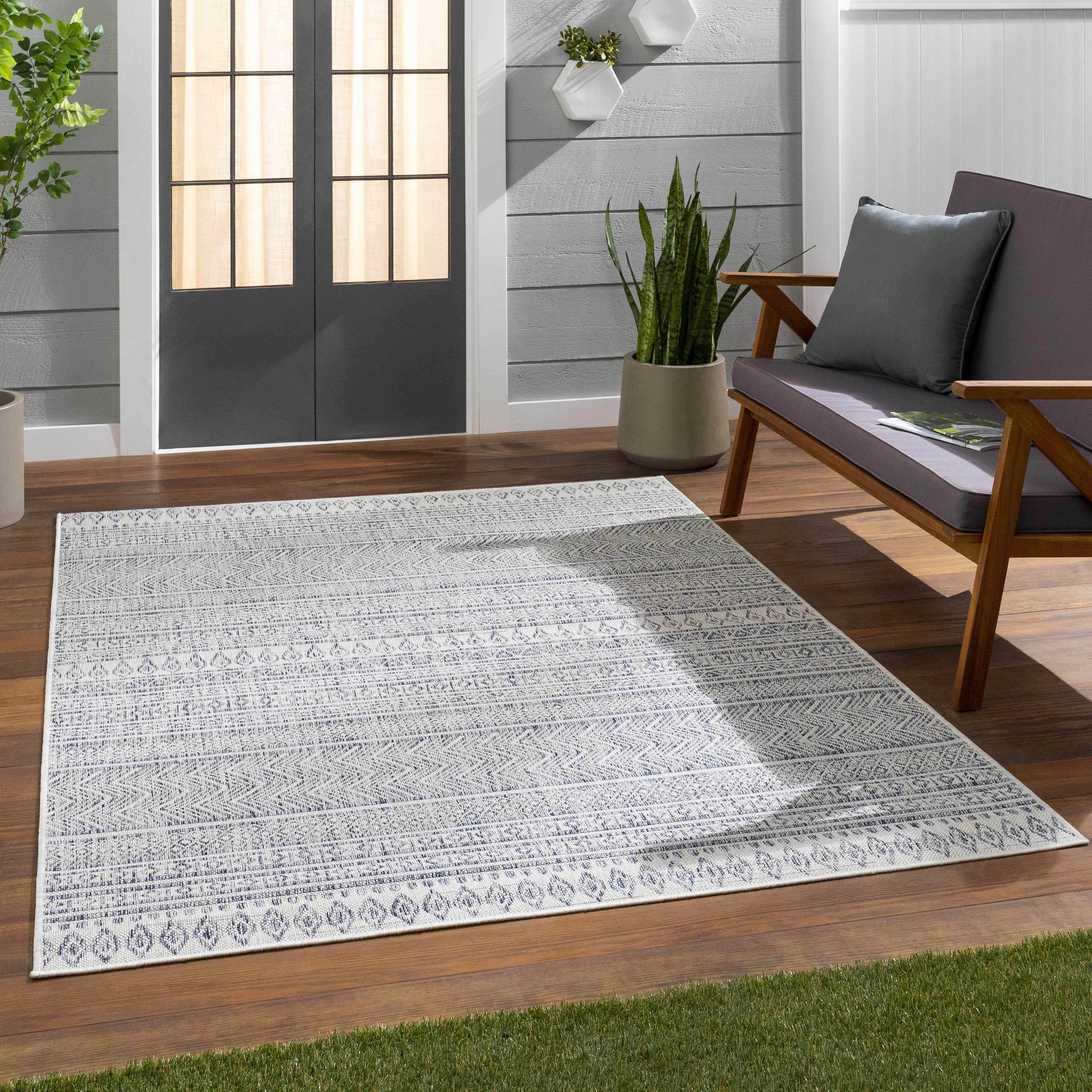 Madras Navy All Over Performance Rug - Image 8