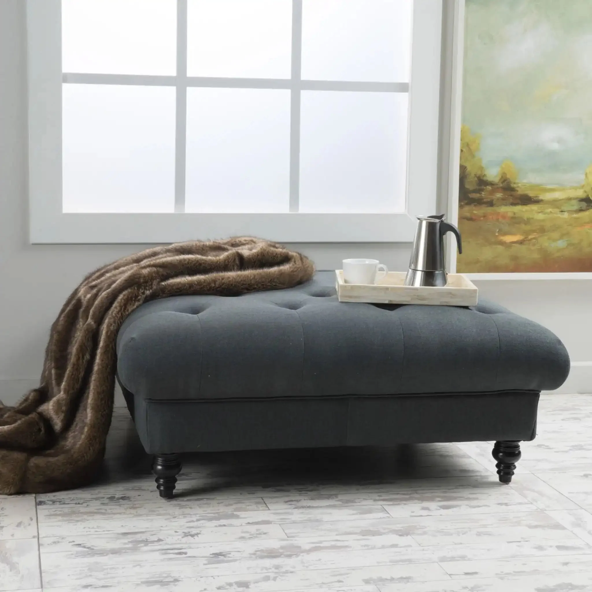 Madrid - Tufted Ottoman Footrest - Image 3
