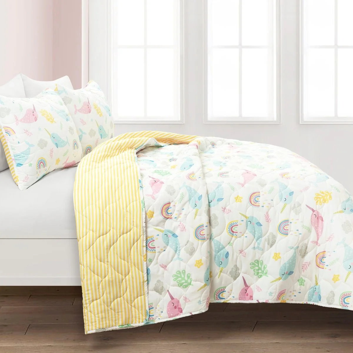 Magical Narwhal Quilt Set - Image 2