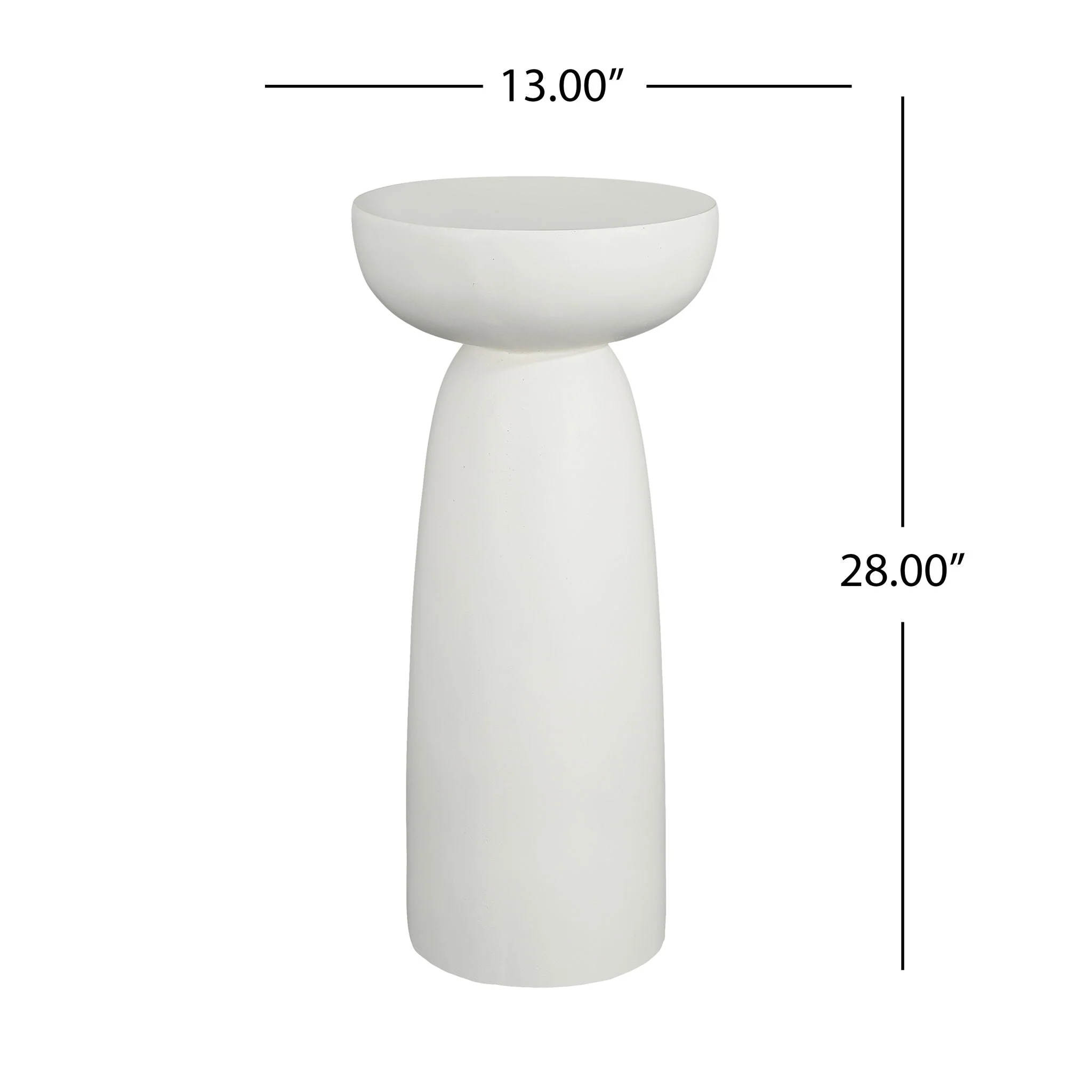 Magnesium Oxide Plant Stand - White - Image 2