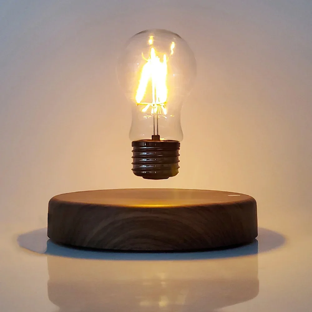 Magnetic Levitation Floating LED Bulb Lamp Desk Night Light Home Decor Gift - Image 6
