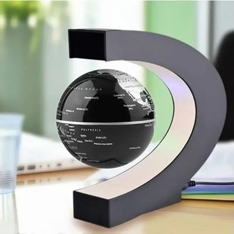 Magnetic Levitation Globe LED Floating World Map Lamp Antigravity Home Decor Gift - Image 2