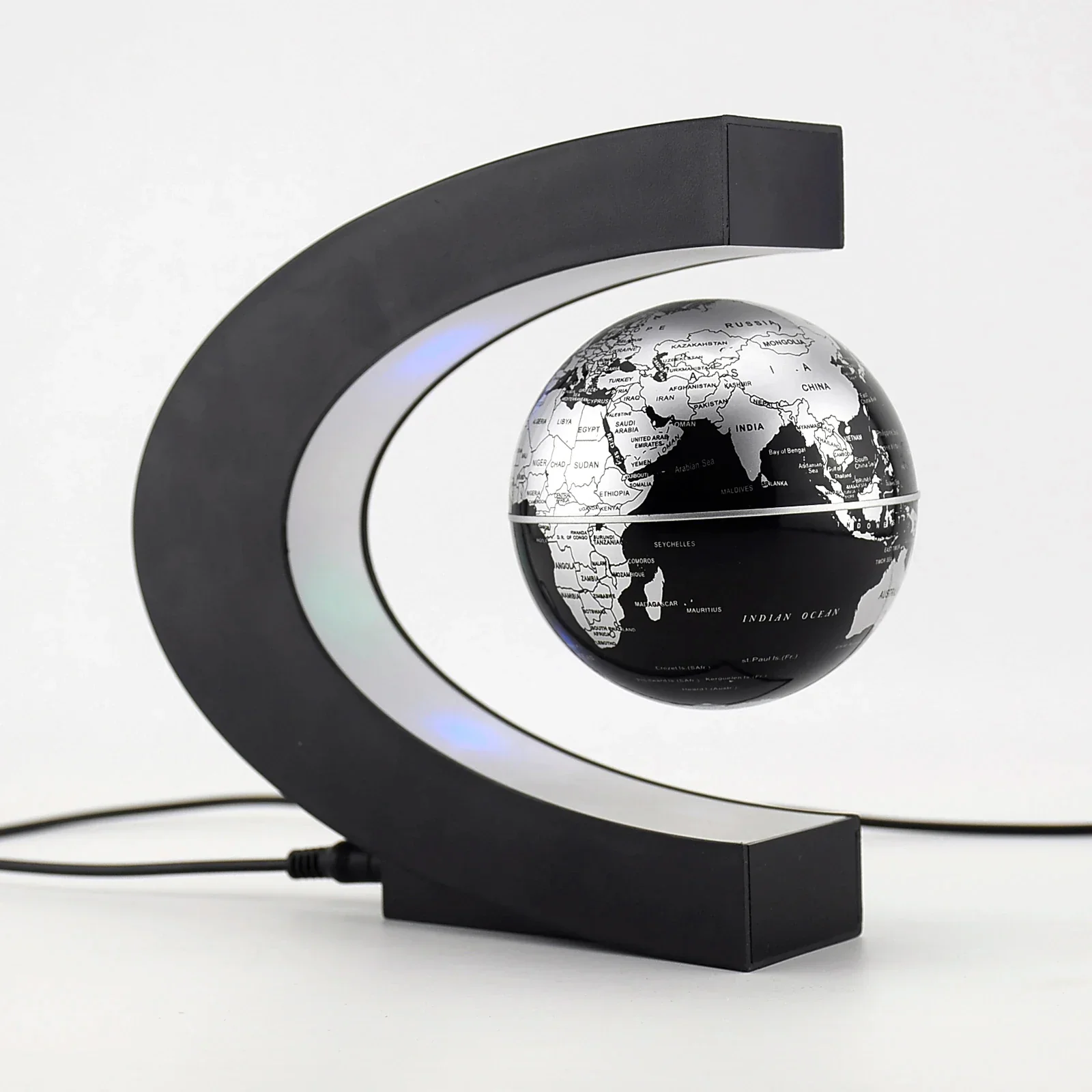 Magnetic Levitation Globe LED Floating World Map Lamp Antigravity Home Decor Gift - Image 7