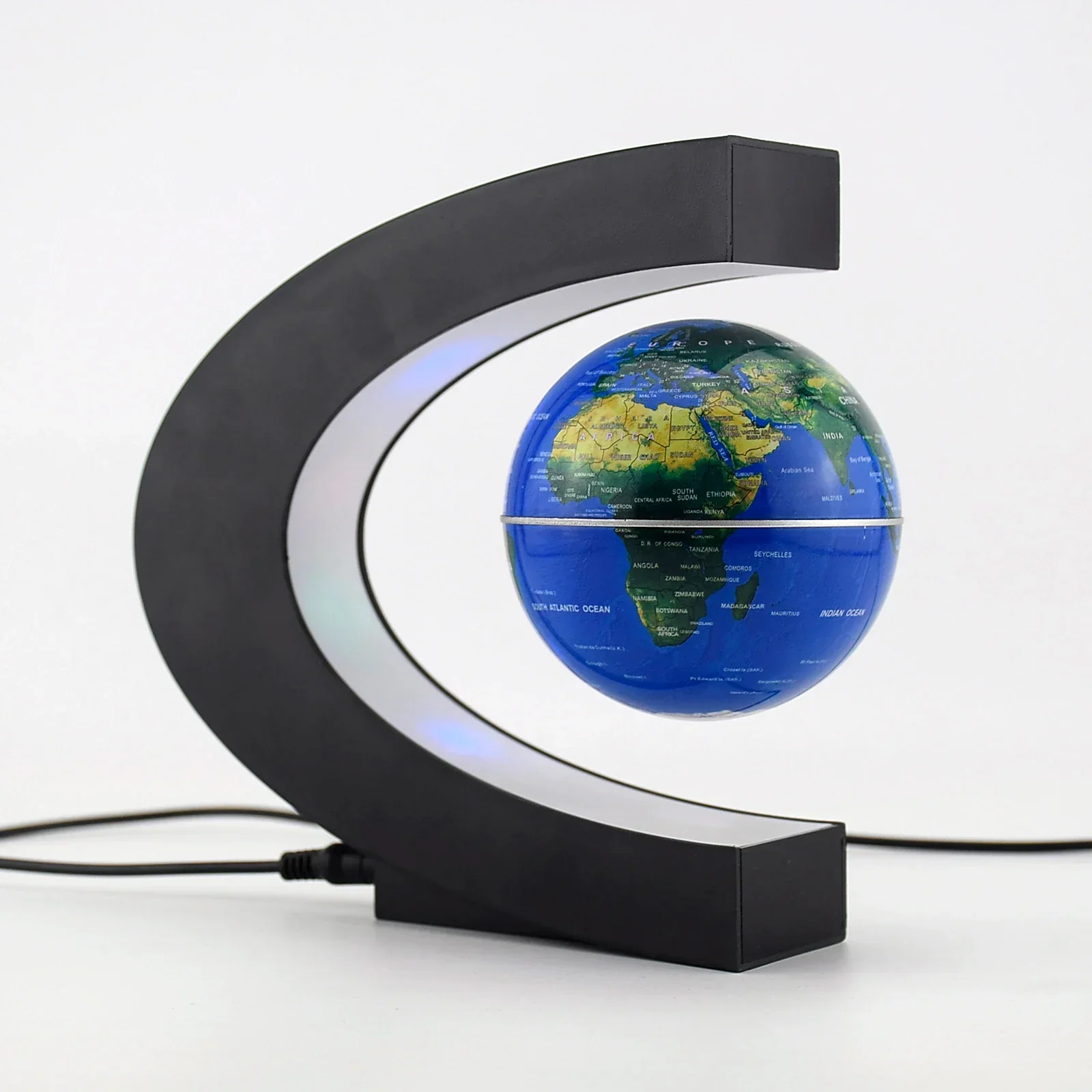 Magnetic Levitation Globe LED Floating World Map Lamp Antigravity Home Decor Gift - Image 8