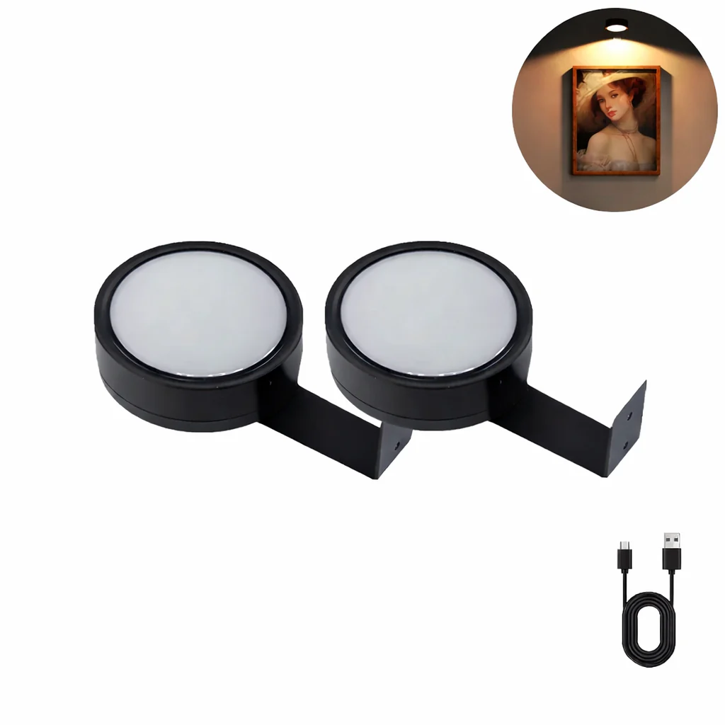 Magnetic RGB Wall Art Light USB Rechargeable Remote Dimmable LED Display - Image 10