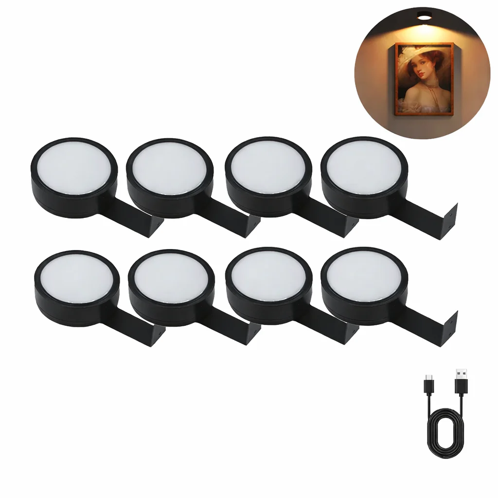 Magnetic RGB Wall Art Light USB Rechargeable Remote Dimmable LED Display - Image 6