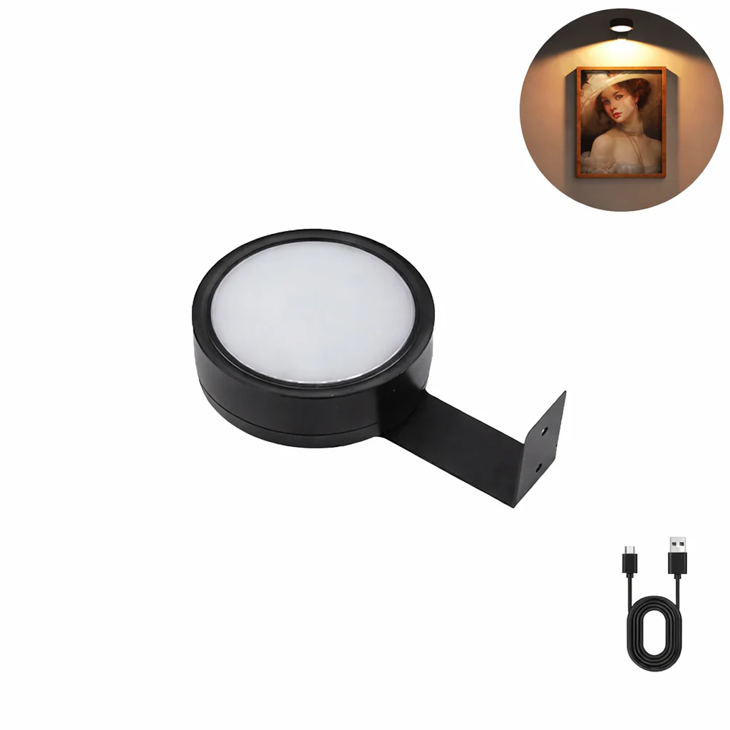 Magnetic RGB Wall Art Light USB Rechargeable Remote Dimmable LED Display - Image 7