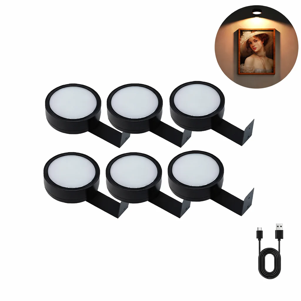 Magnetic RGB Wall Art Light USB Rechargeable Remote Dimmable LED Display - Image 8
