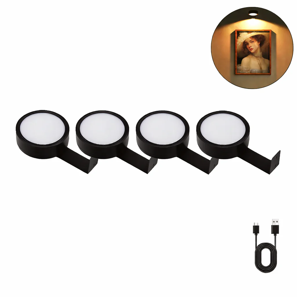 Magnetic RGB Wall Art Light USB Rechargeable Remote Dimmable LED Display - Image 9