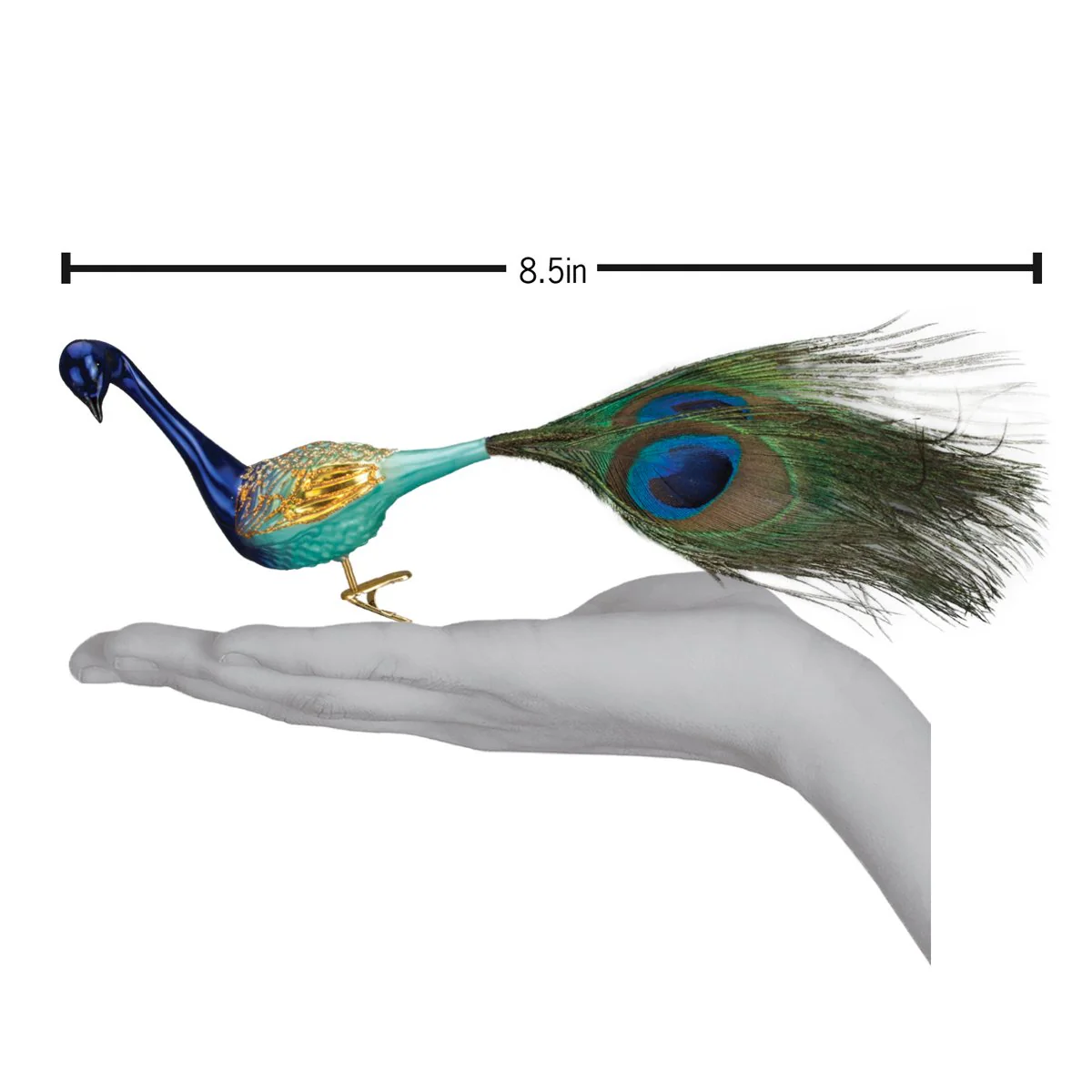 Magnificent Peacock Ornament - Image 4