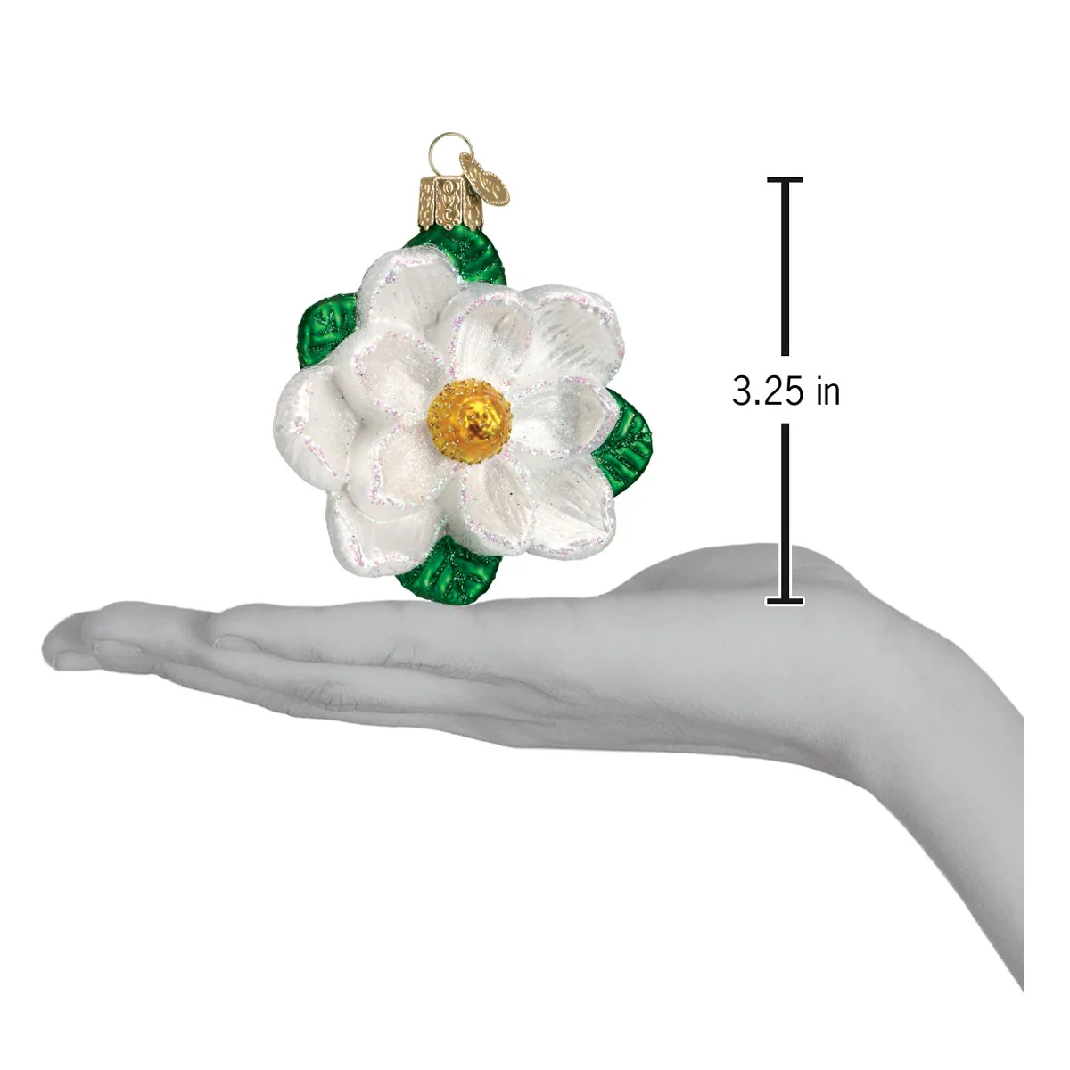 Magnolia Ornament 3.25x3x1.5 - Image 4