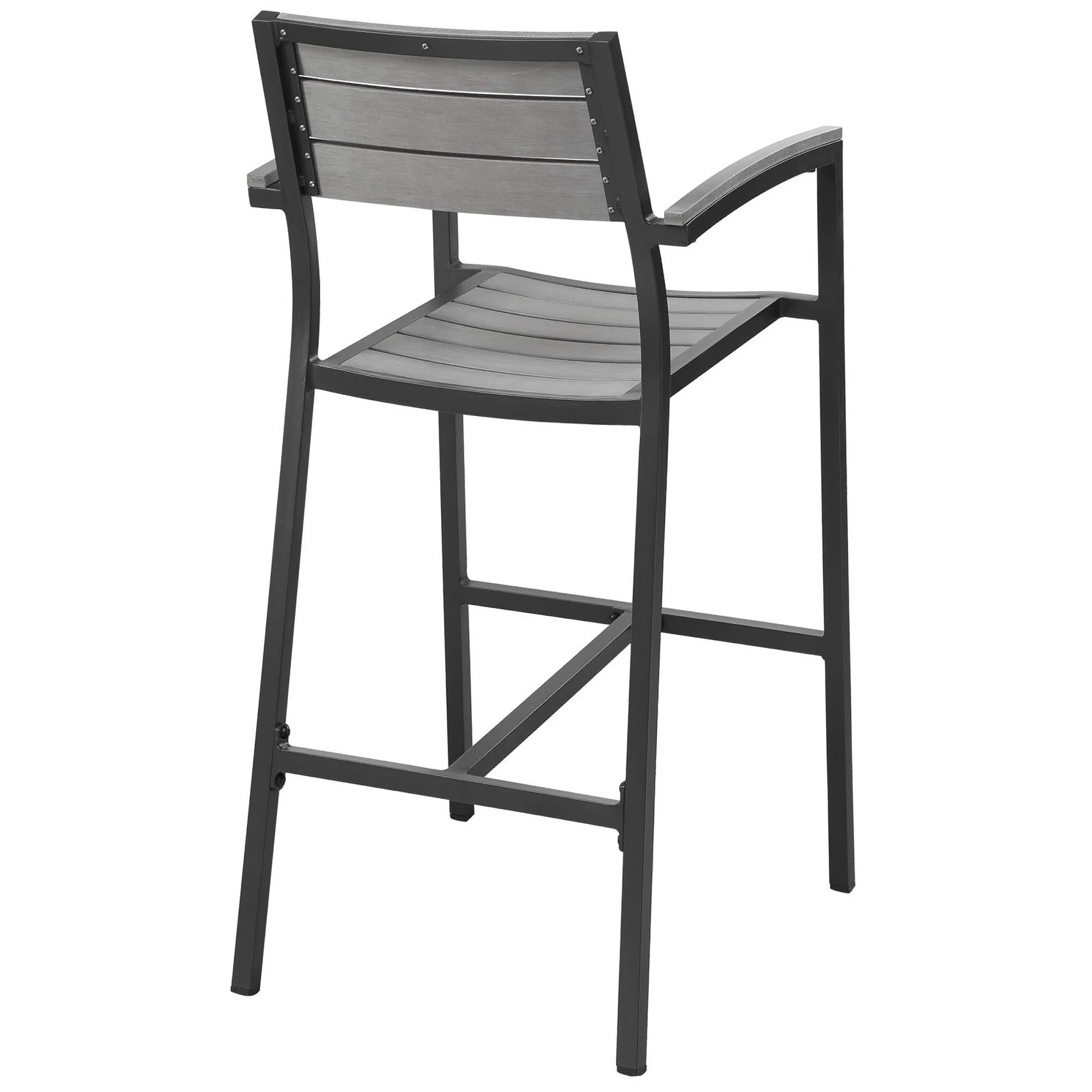Maine Outdoor Patio Bar Stool Set of 2 by Modway - Image 4