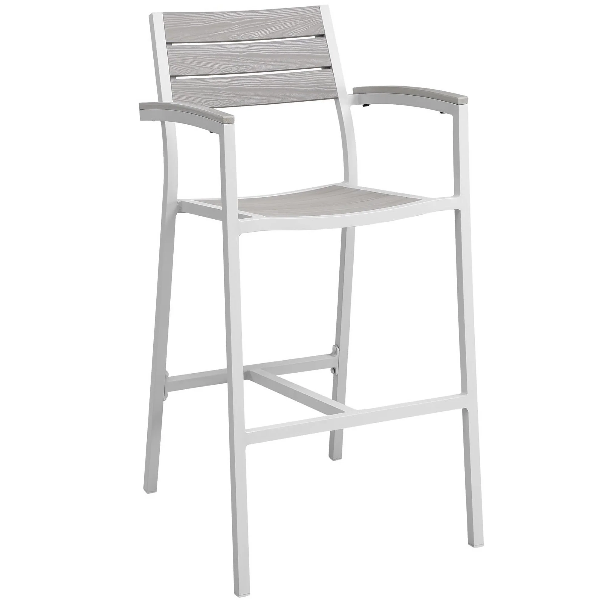Maine Outdoor Patio Bar Stool Set of 2 by Modway - Image 7
