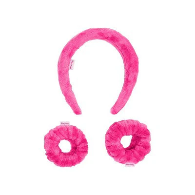 MakeUp Eraser Drip Eraser Headband and Wrist Guards 3ct - Image 2