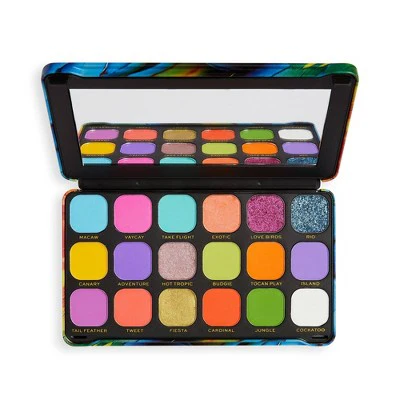 Makeup Revolution Forever Flawless Eyeshadow Palette Bird of Paradise 0.54oz - Imperfect Box - Image 3