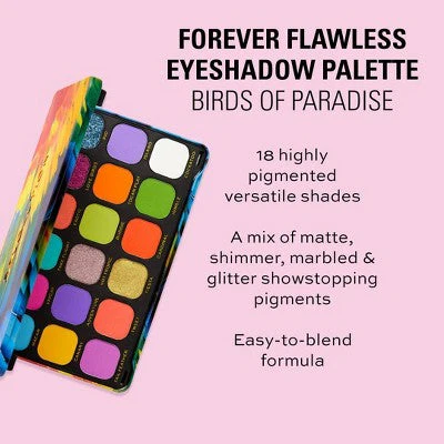Makeup Revolution Forever Flawless Eyeshadow Palette Bird of Paradise 0.54oz - Imperfect Box - Image 6
