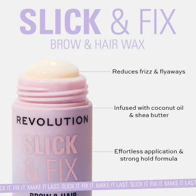 Makeup Revolution Slick & Fix Brow; Hair Stick 0.45oz - Image 3
