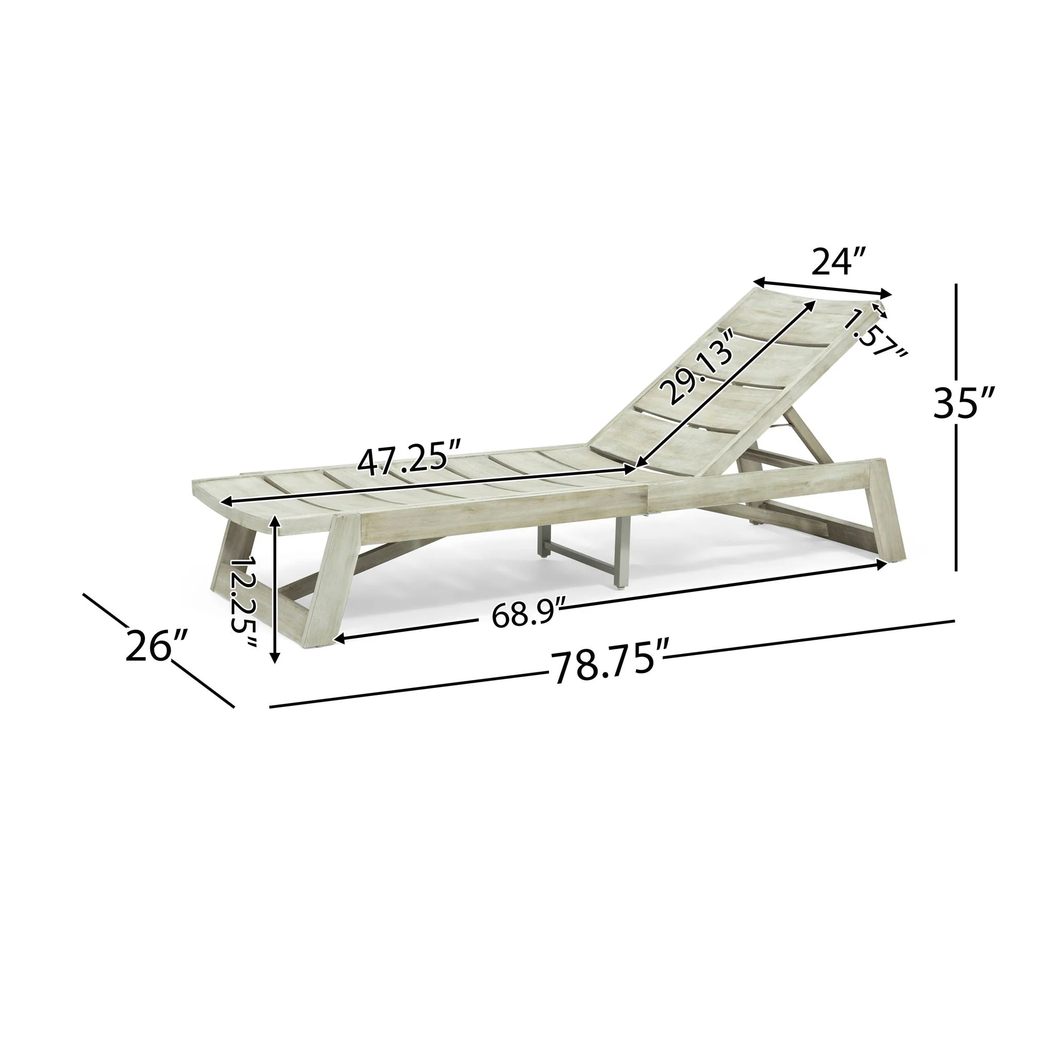 Maki Chaise Lounge - Image 9