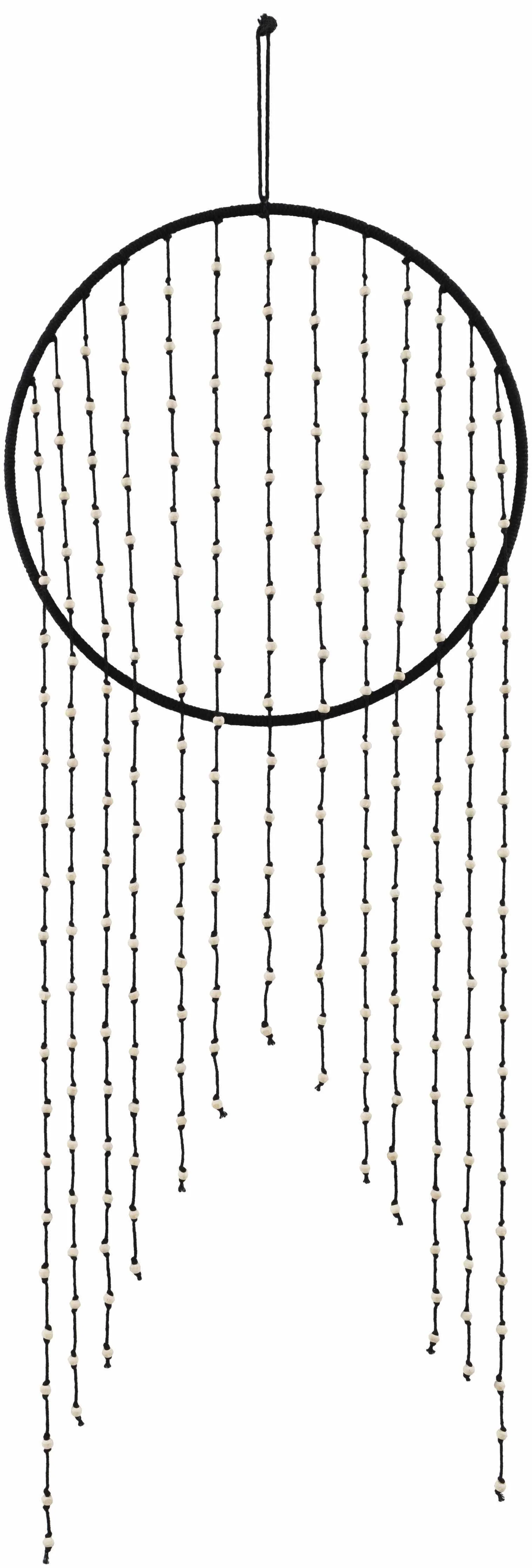Malacampa Black Beaded Wall Hanging - Image 2