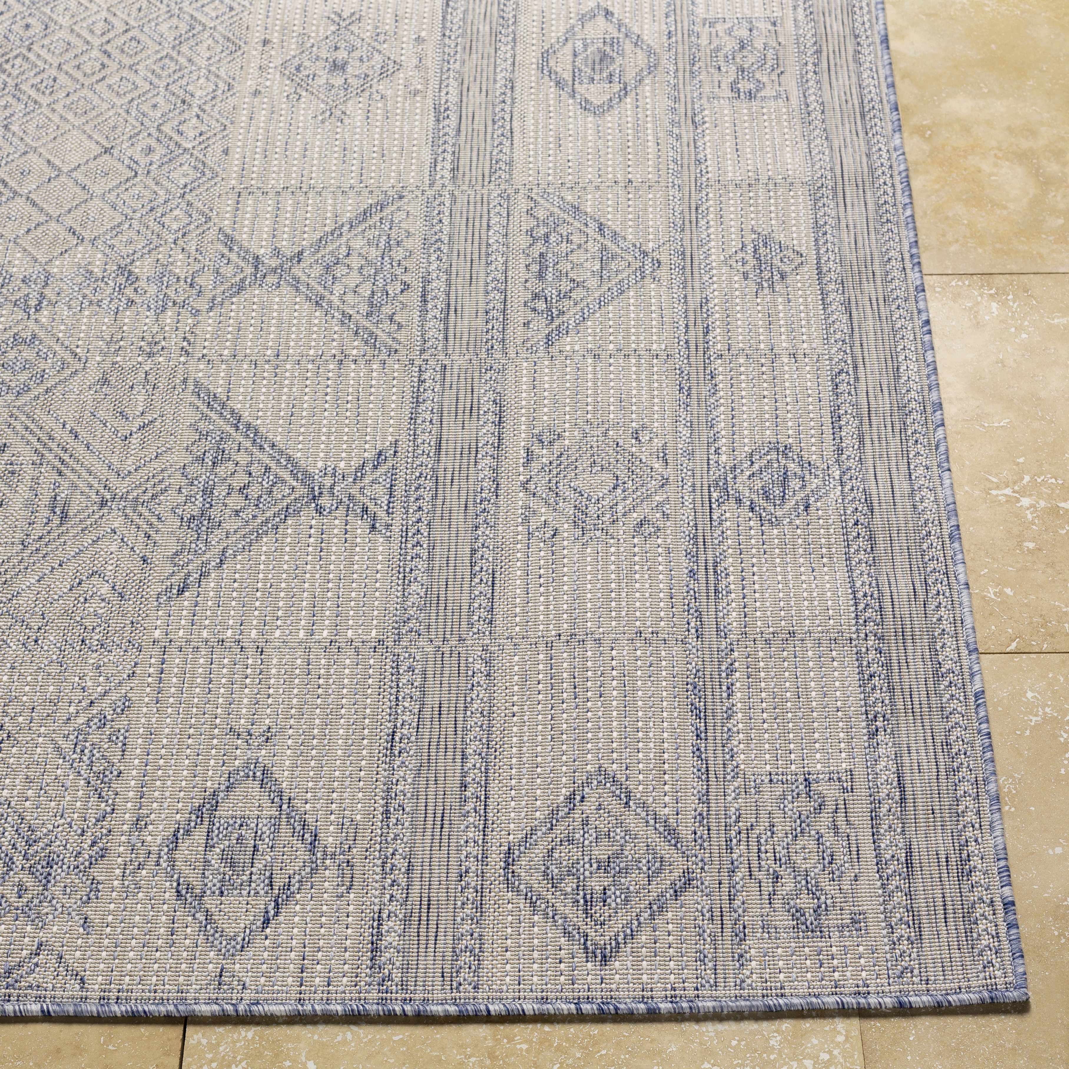 Malamig Gray & Blue Area Rug - Clearance - Image 3