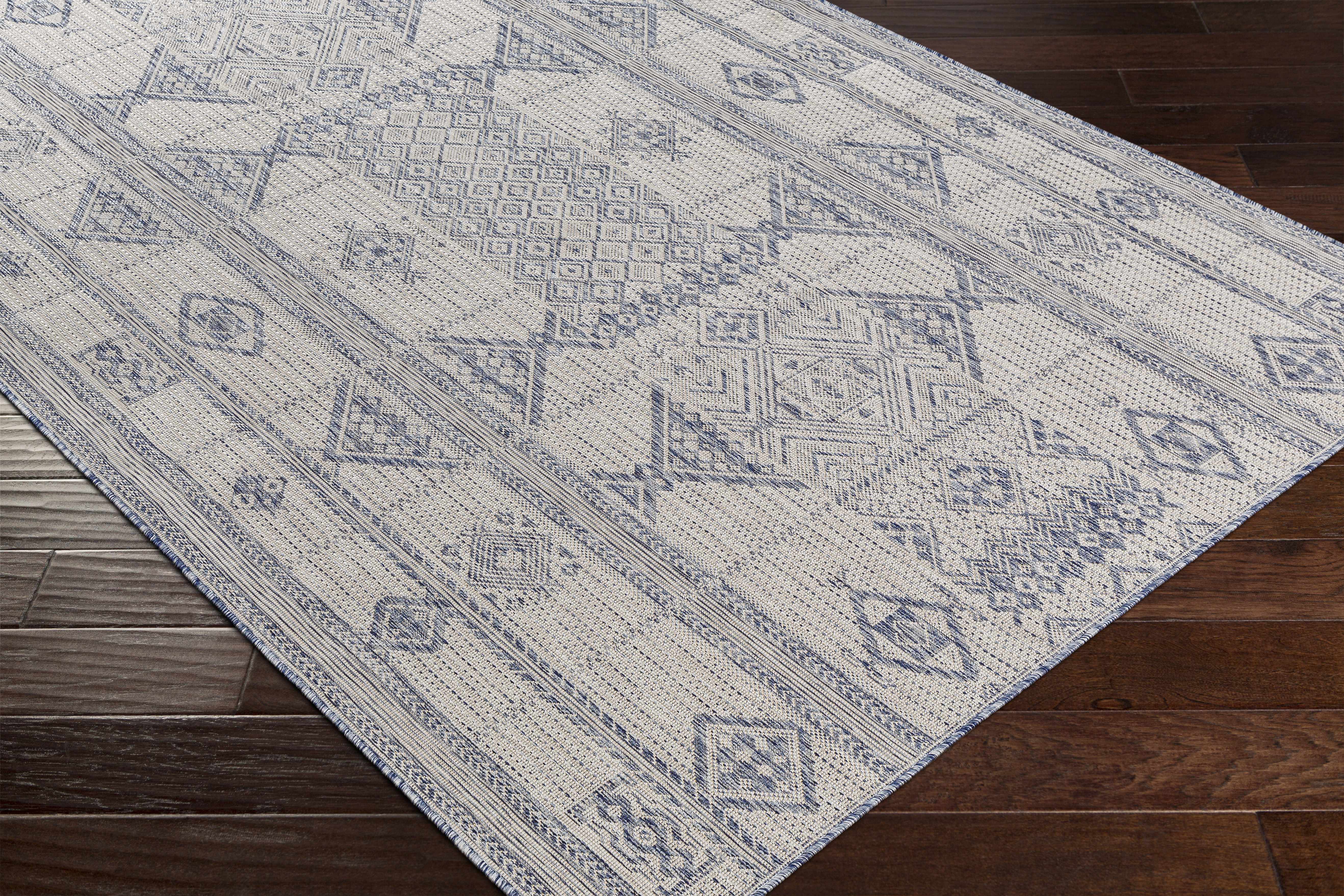 Malamig Gray & Blue Area Rug - Clearance - Image 4