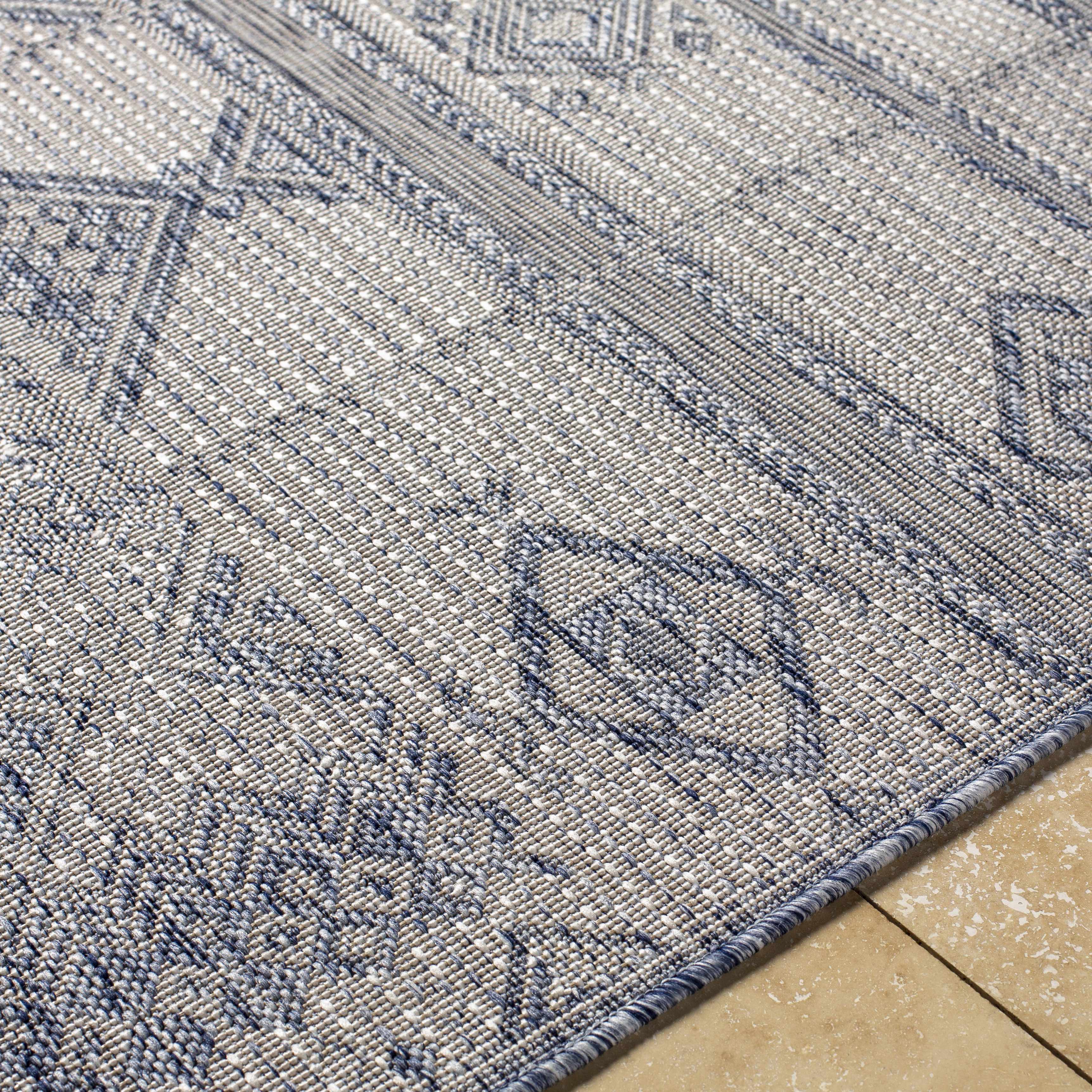 Malamig Gray & Blue Area Rug - Clearance - Image 5