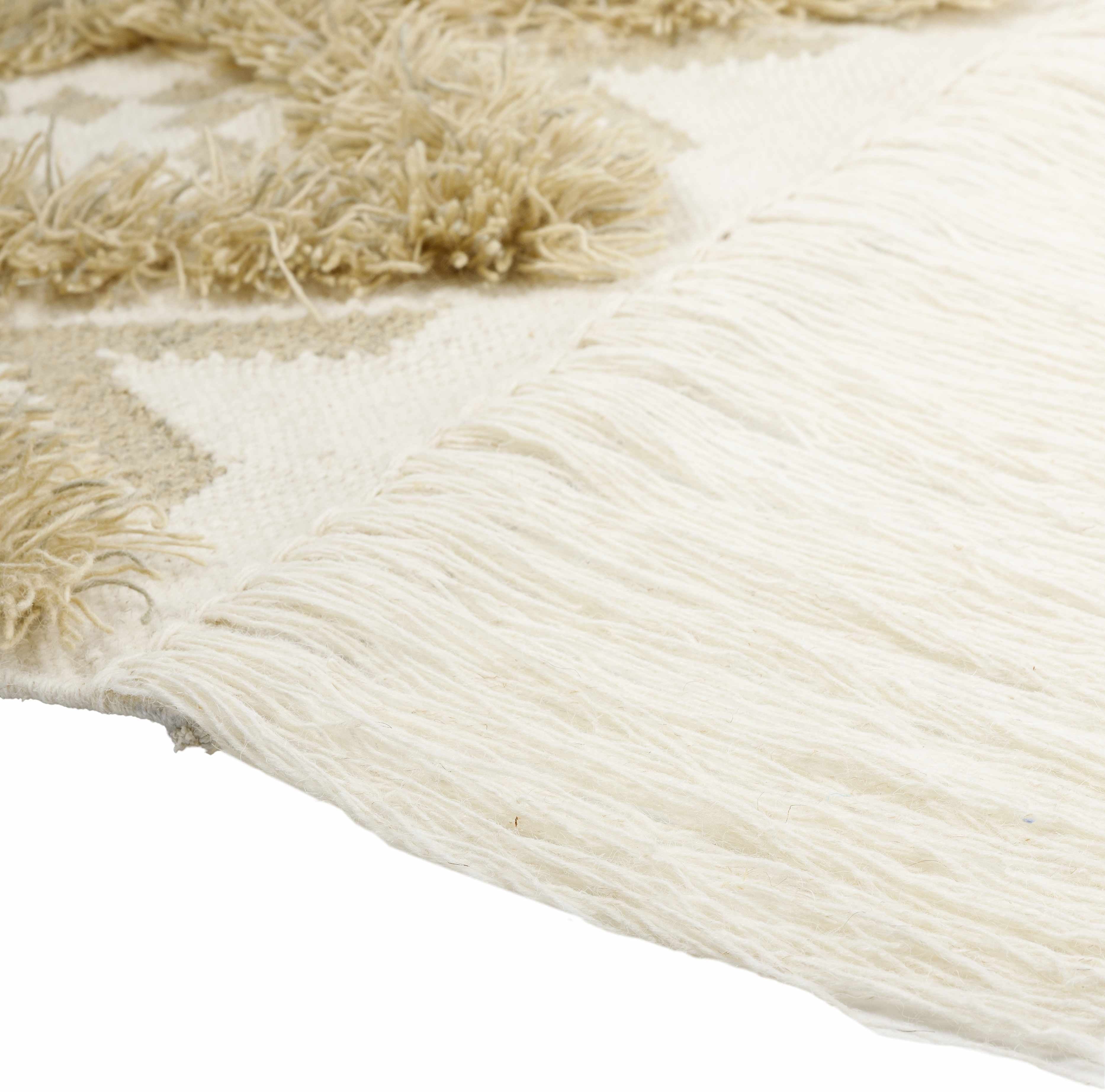 Malay Cream Diamond Fringe Wall Hanging - Image 6