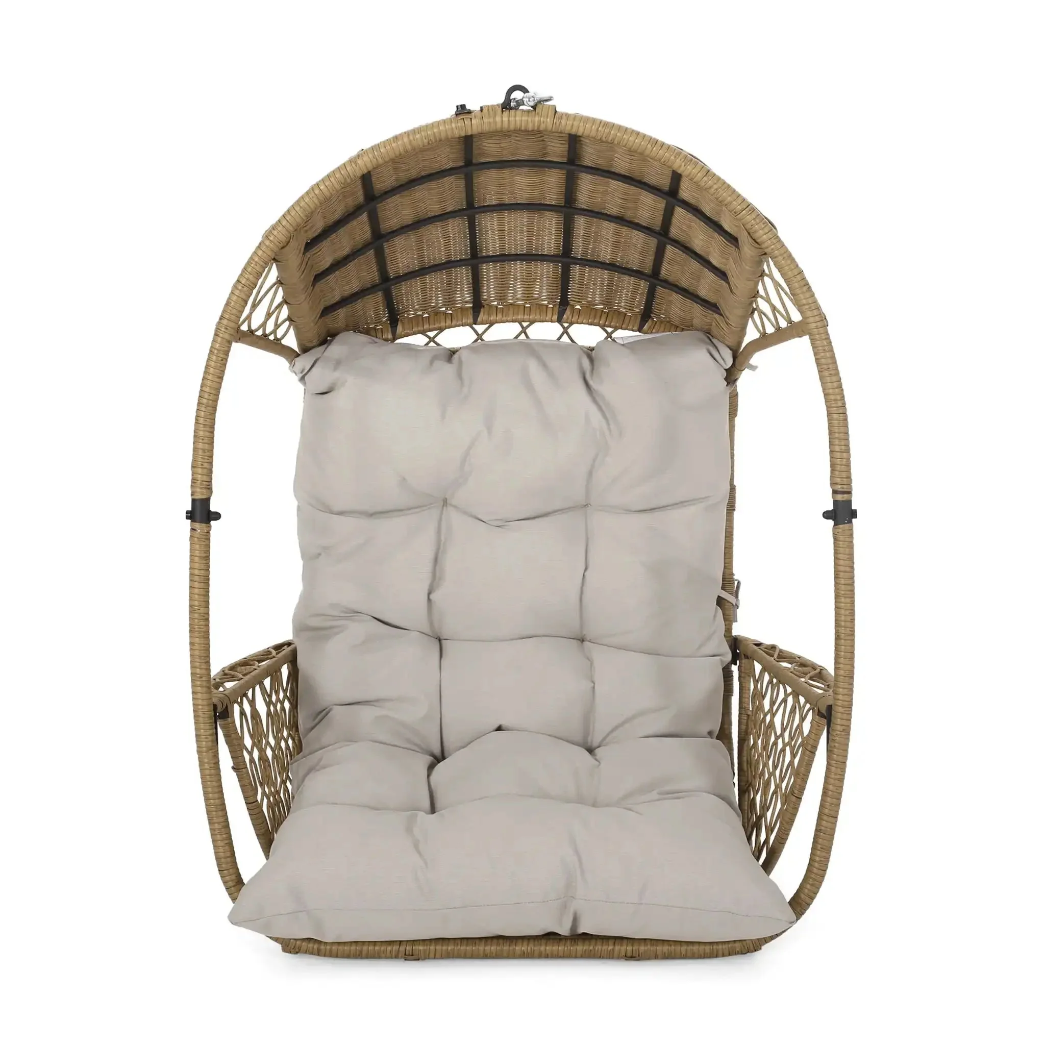 Malia - Wicker Hanging Chair With Cushion - Image 3