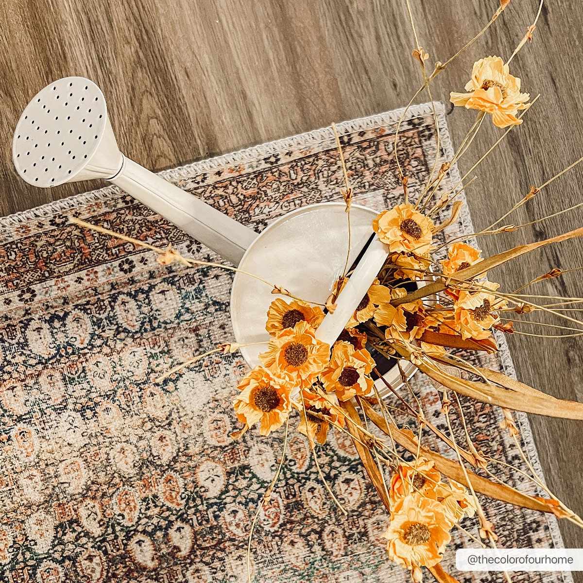 Maligaya Distressed Washable Rug - Clearance - Image 11