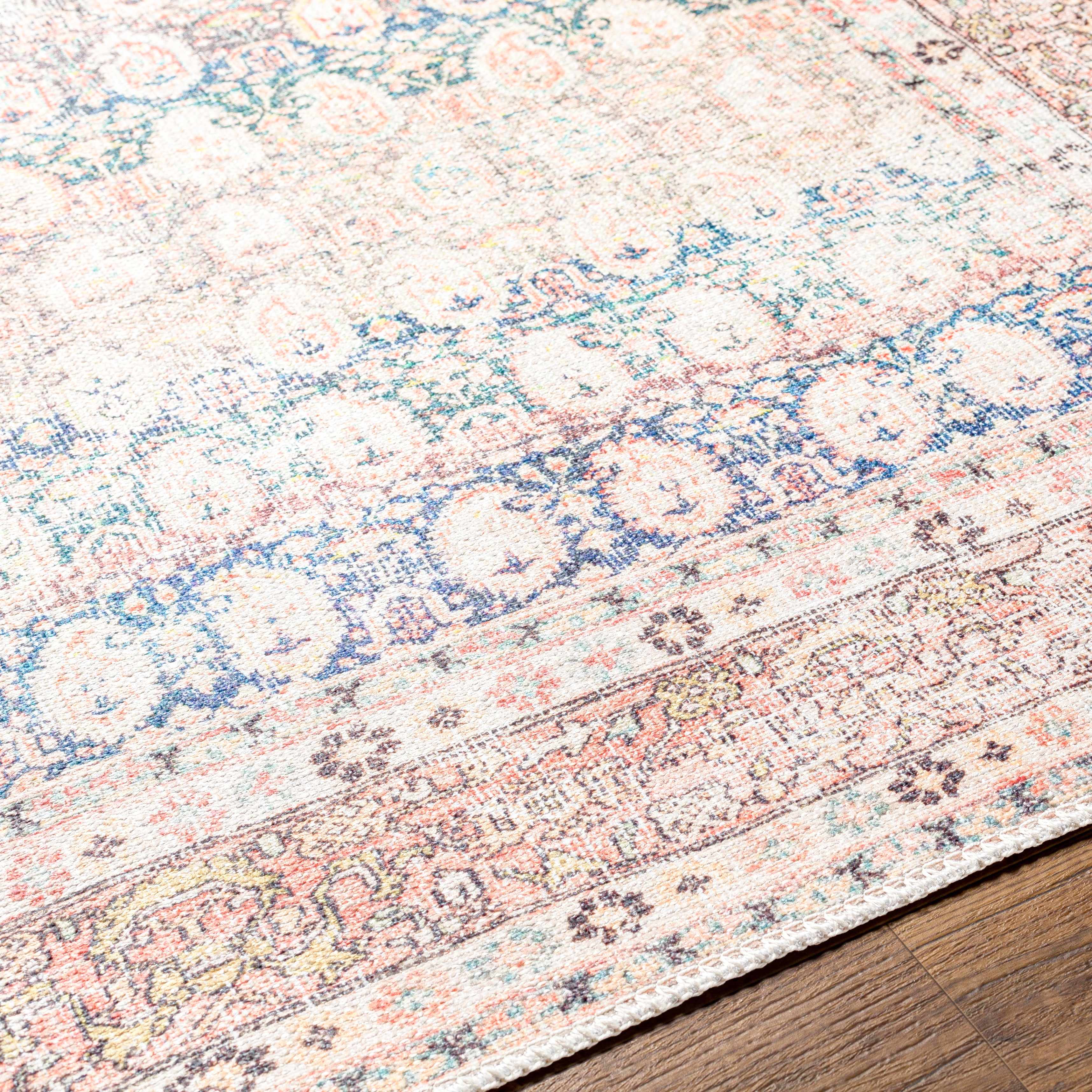 Maligaya Distressed Washable Rug - Clearance - Image 14
