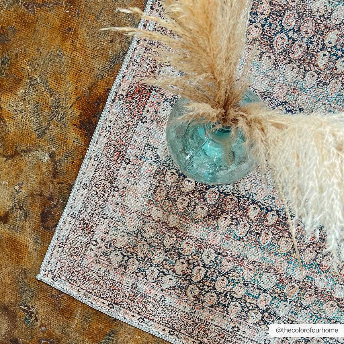 Maligaya Distressed Washable Rug - Clearance - Image 17
