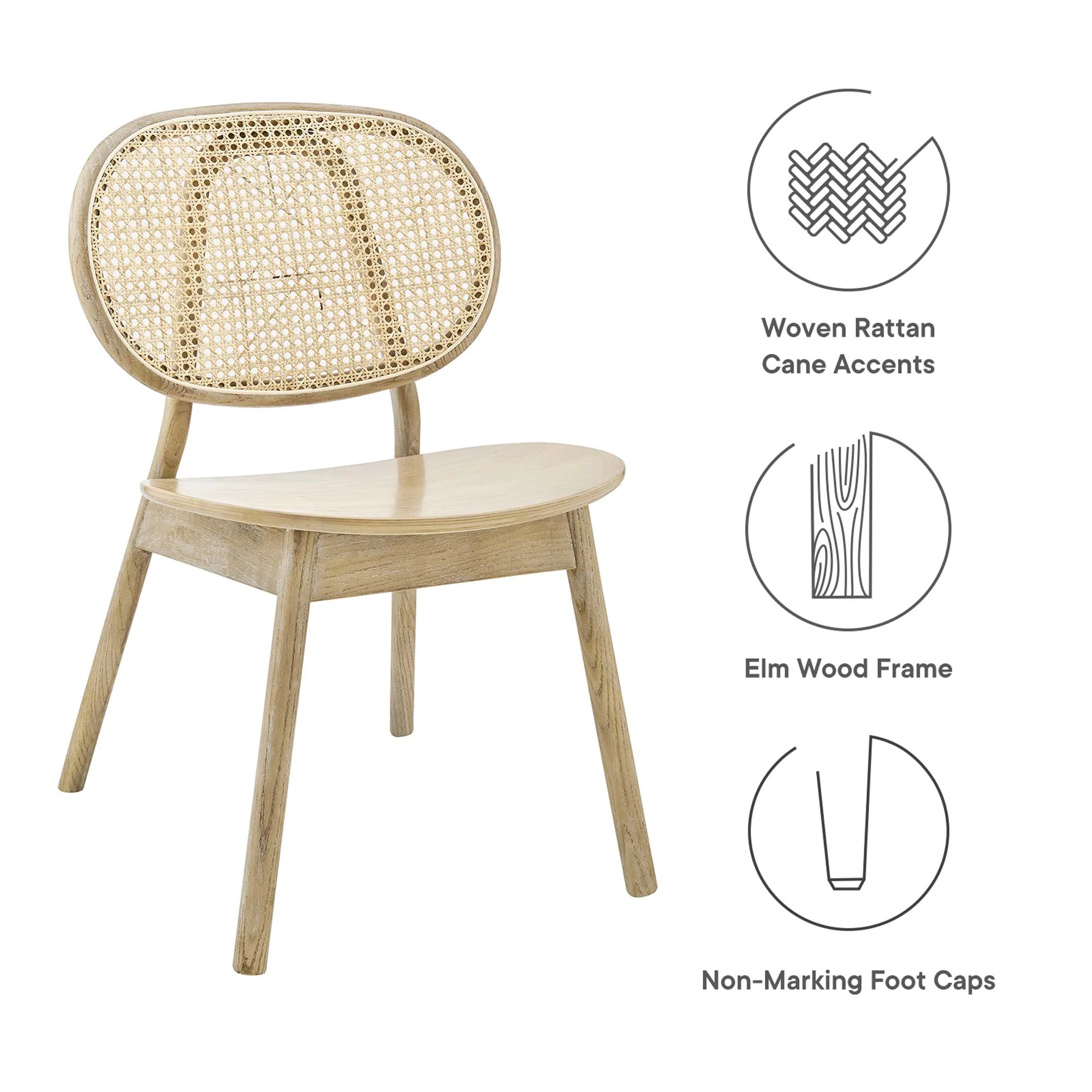Malina Wood Dining Side Chair by Modway - Image 2