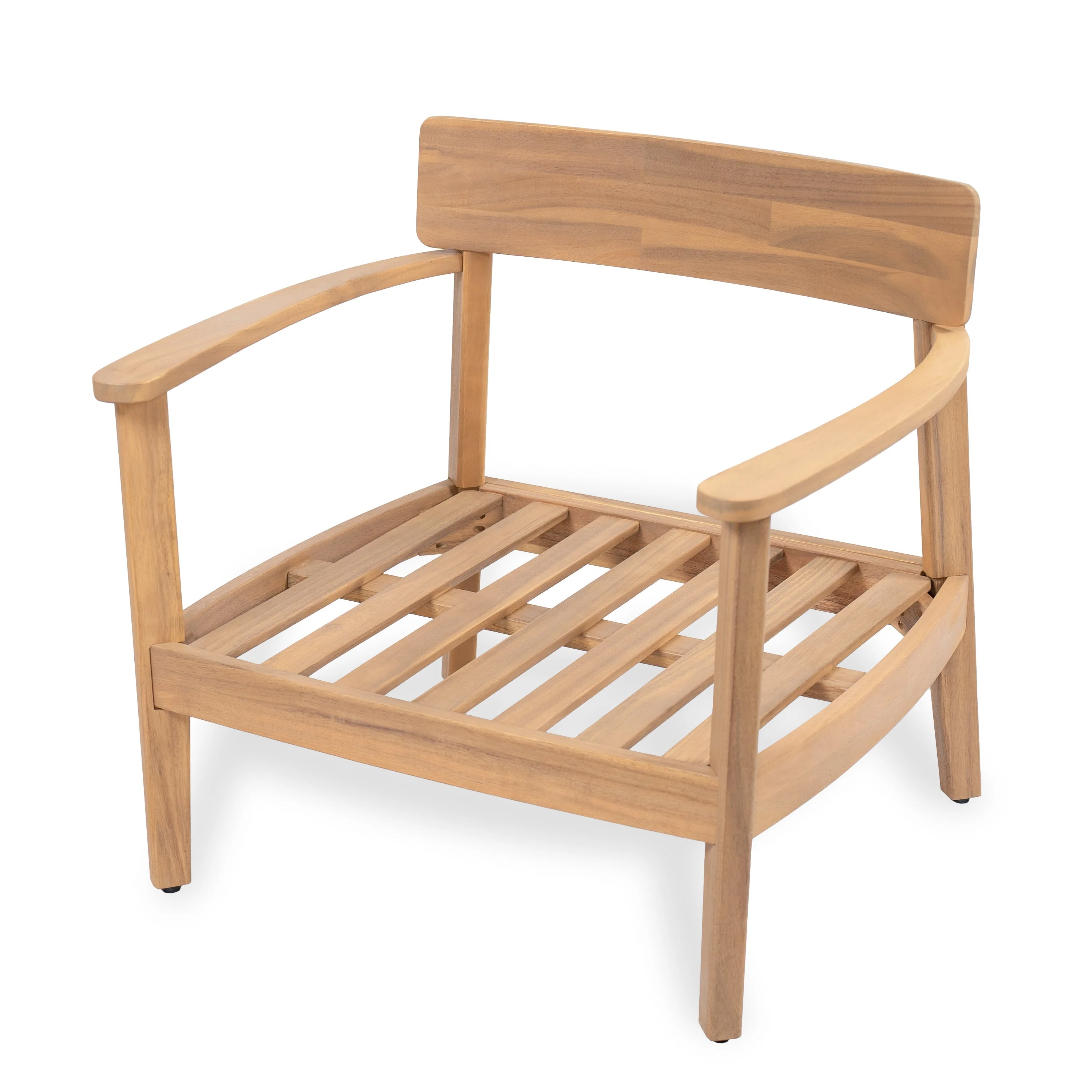 Mallorca Acacia Wood Club Chair with Seat Cushion - Image 11