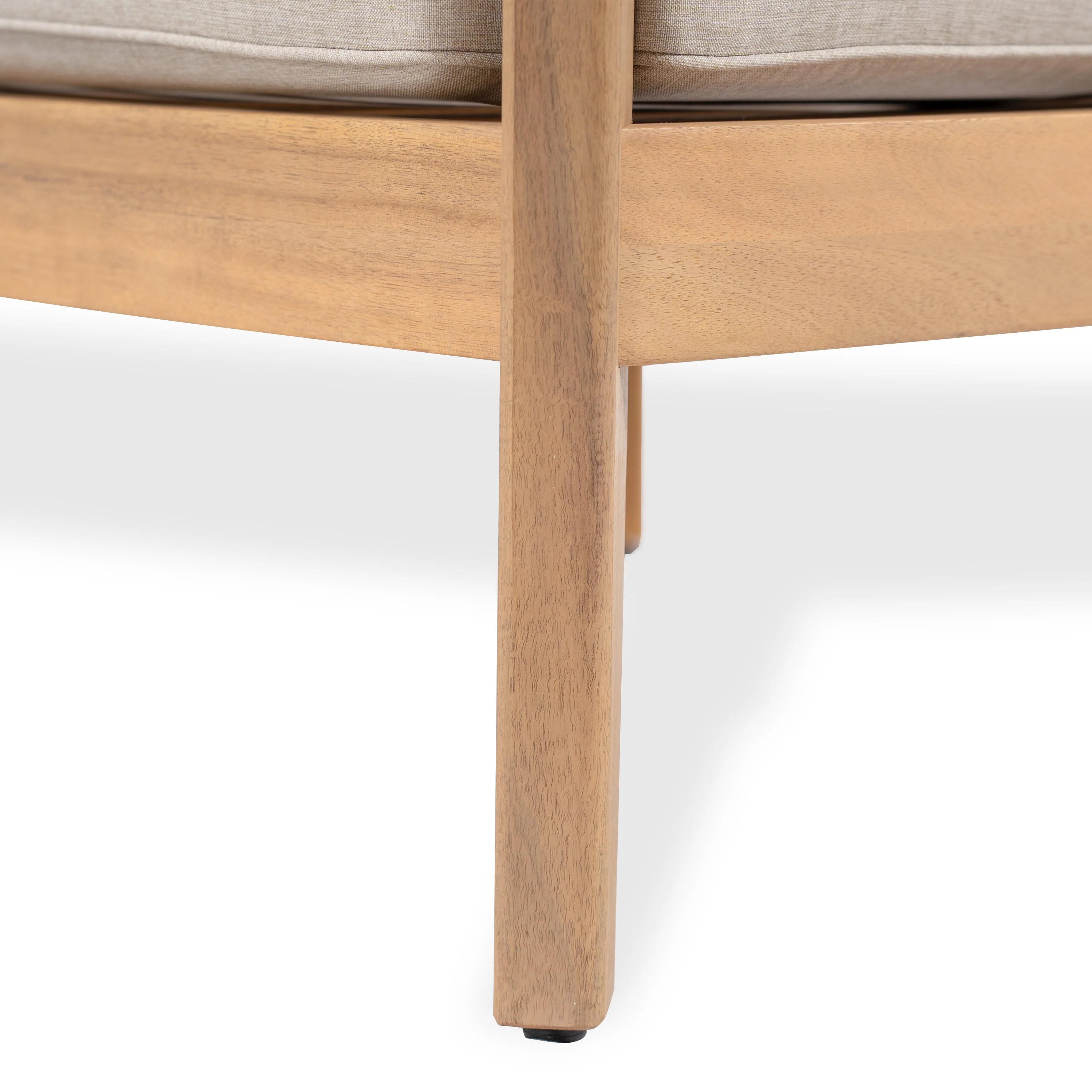 Mallorca Acacia Wood Club Chair with Seat Cushion - Image 18