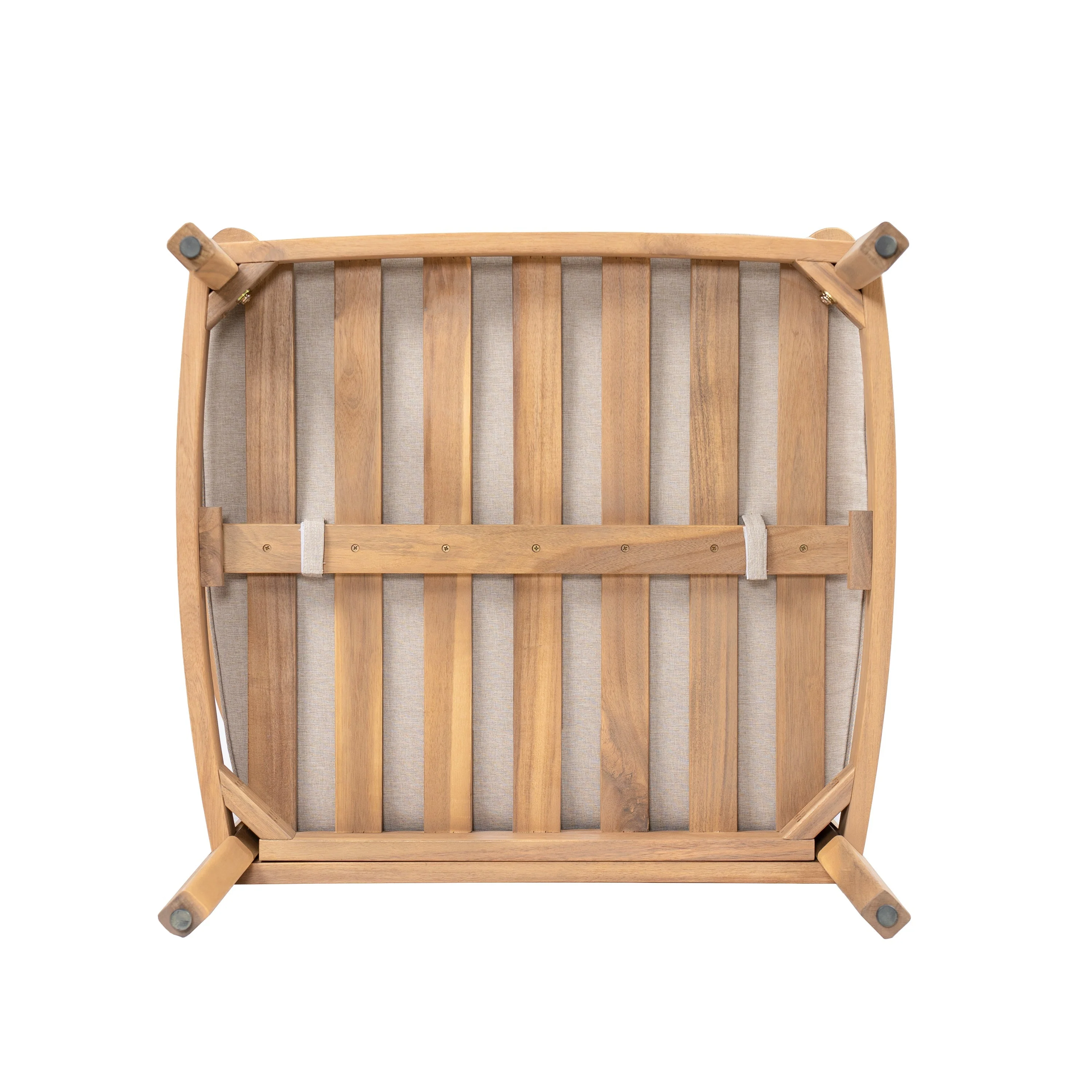Mallorca Acacia Wood Club Chair with Seat Cushion - Image 8