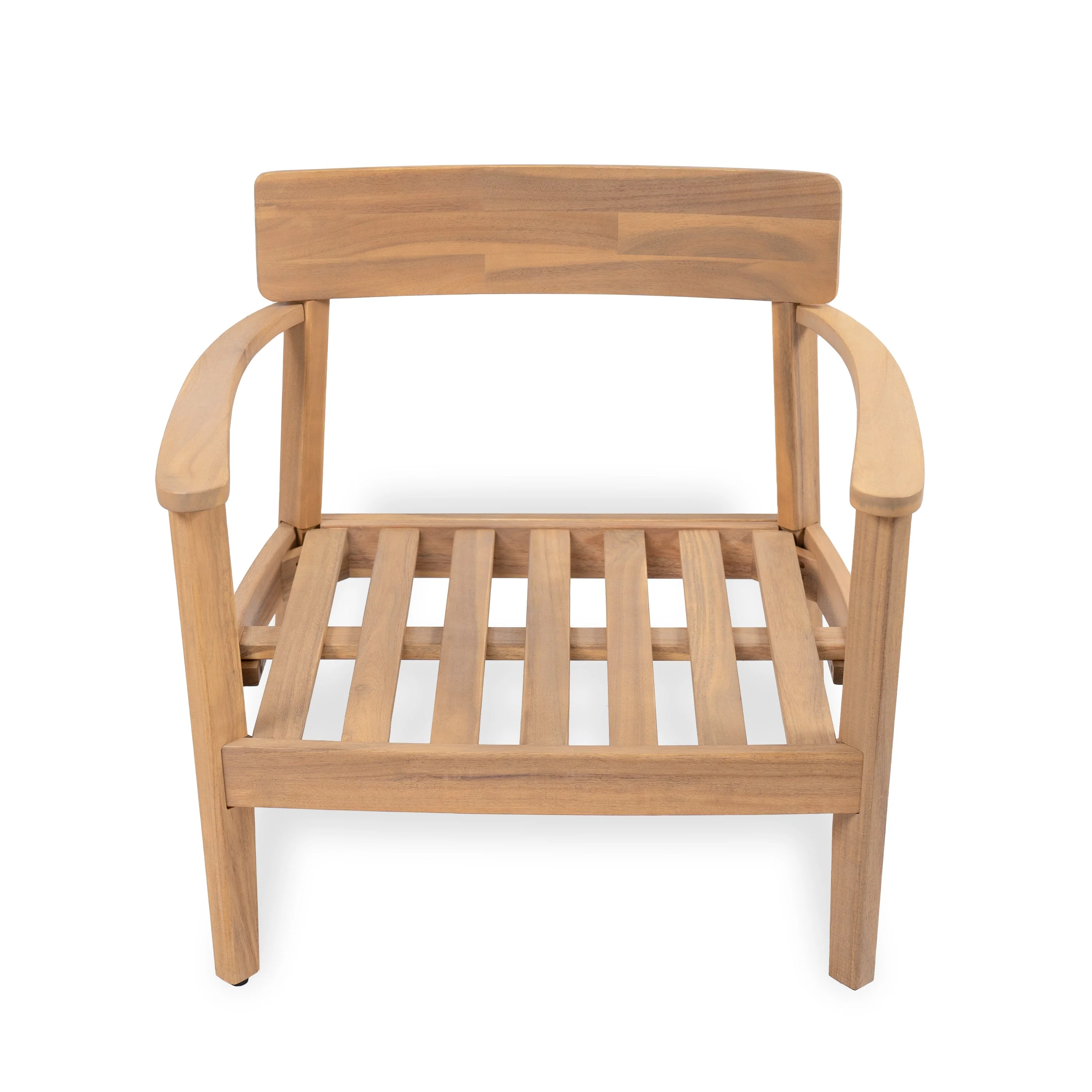 Mallorca Acacia Wood Club Chair with Seat Cushion - Image 9