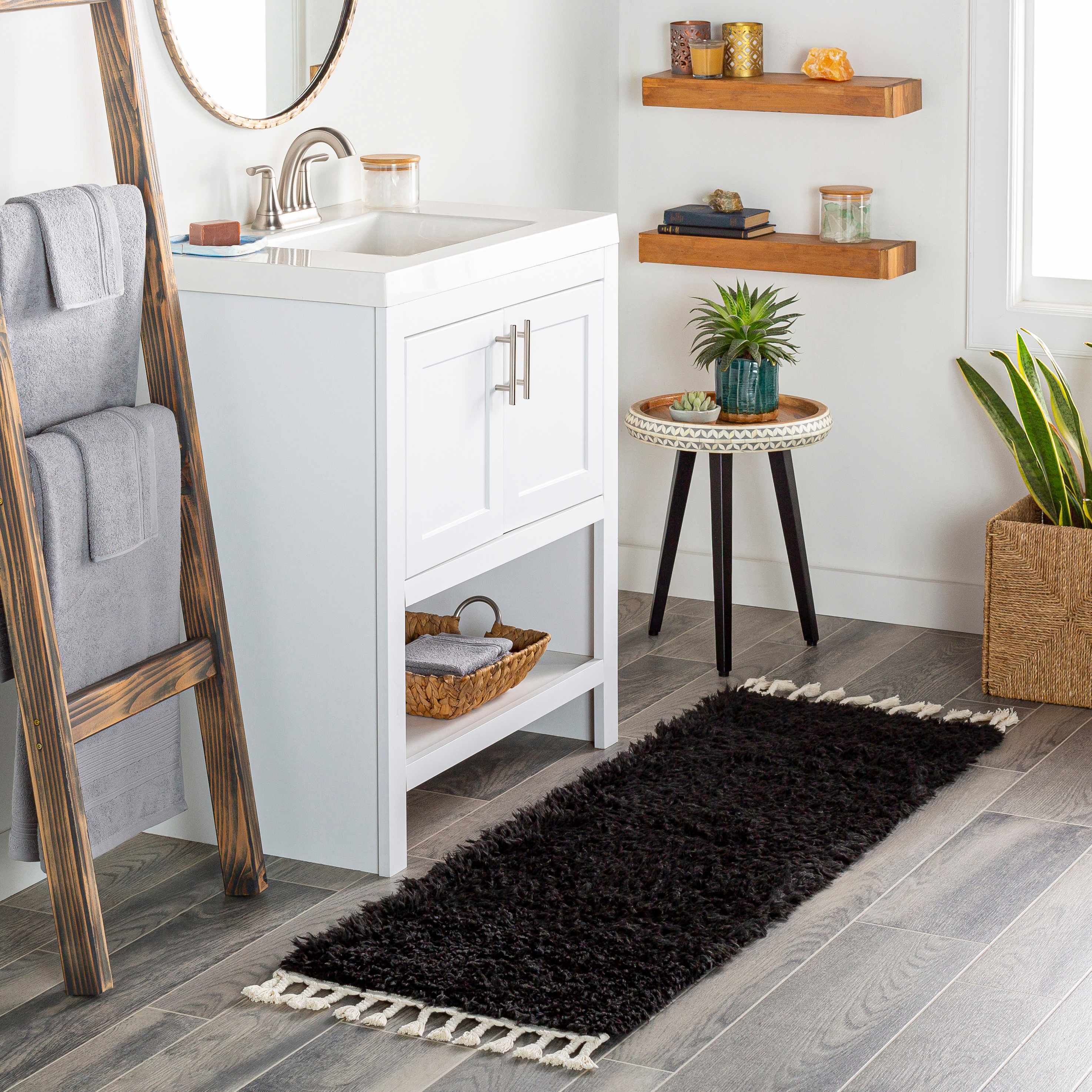 Mampurog Black Shag Rug - Clearance - Image 4
