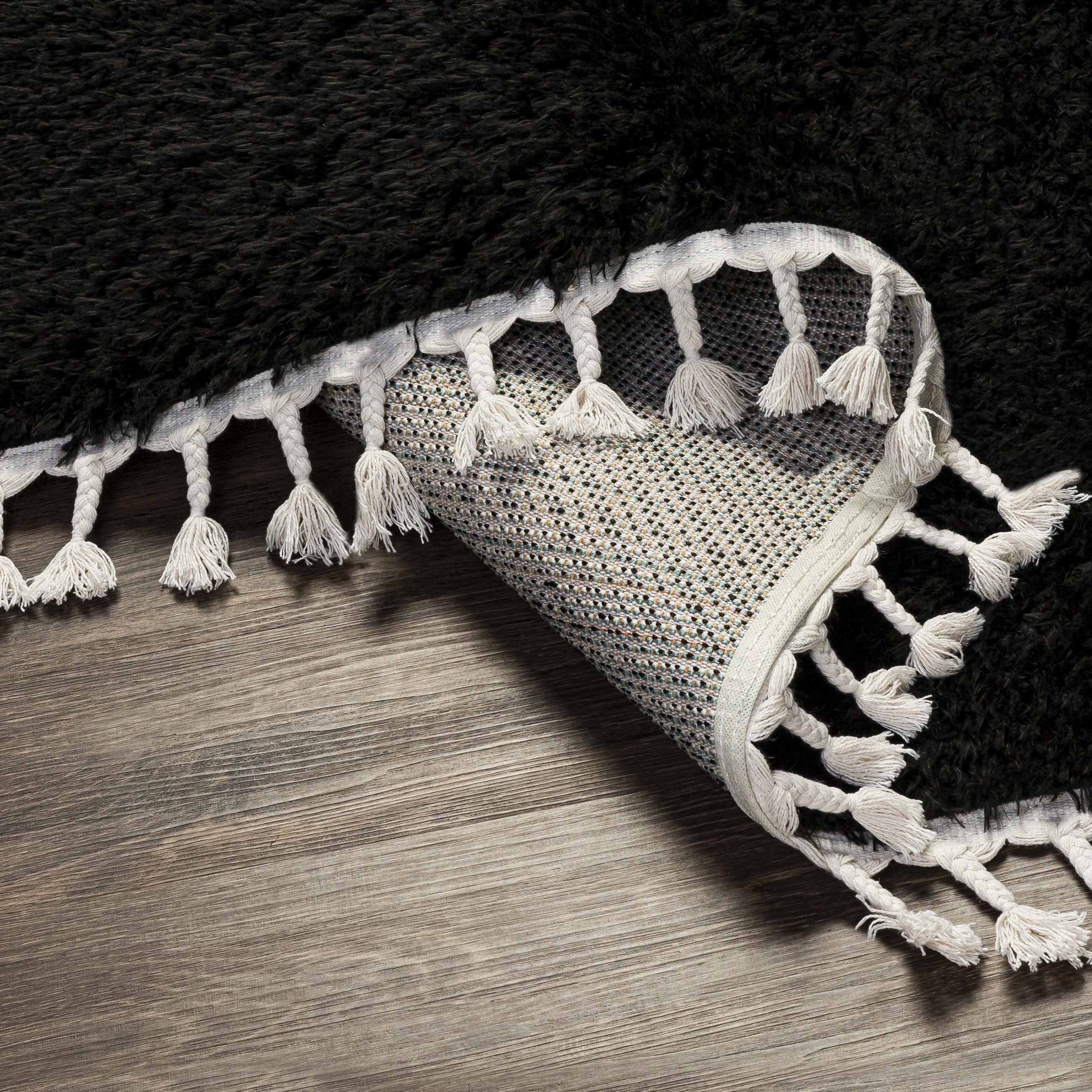 Mampurog Black Shag Rug - Clearance - Image 5