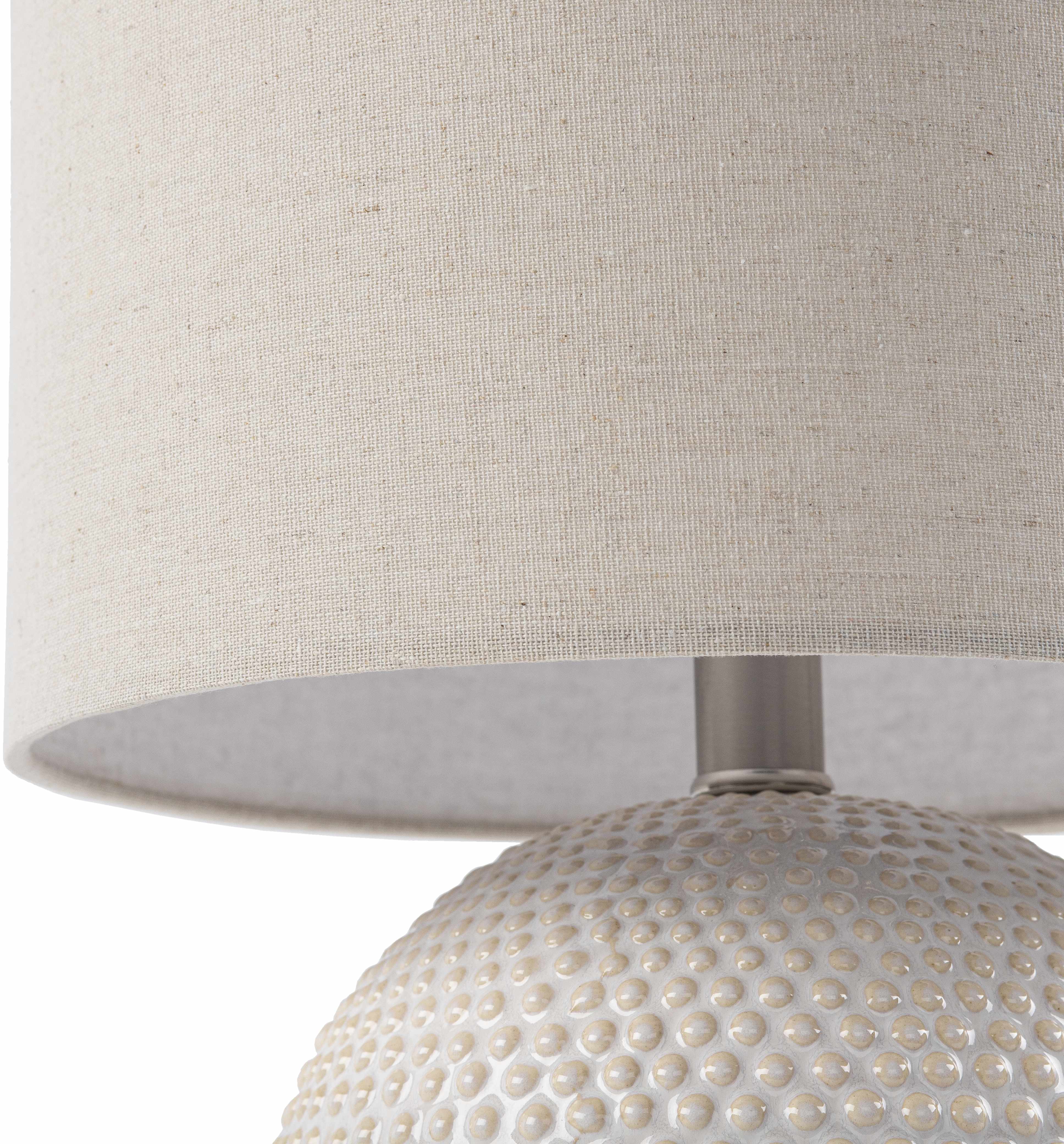Manaloal Beige Textured Table Lamp - Image 5