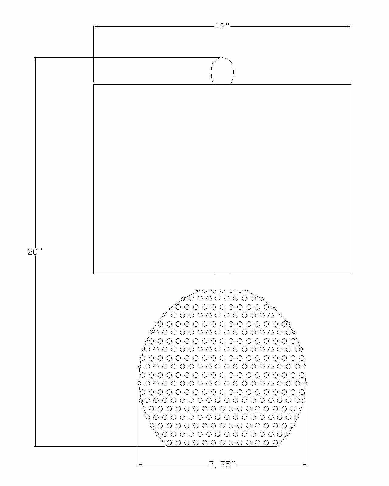 Manaloal Beige Textured Table Lamp - Image 8
