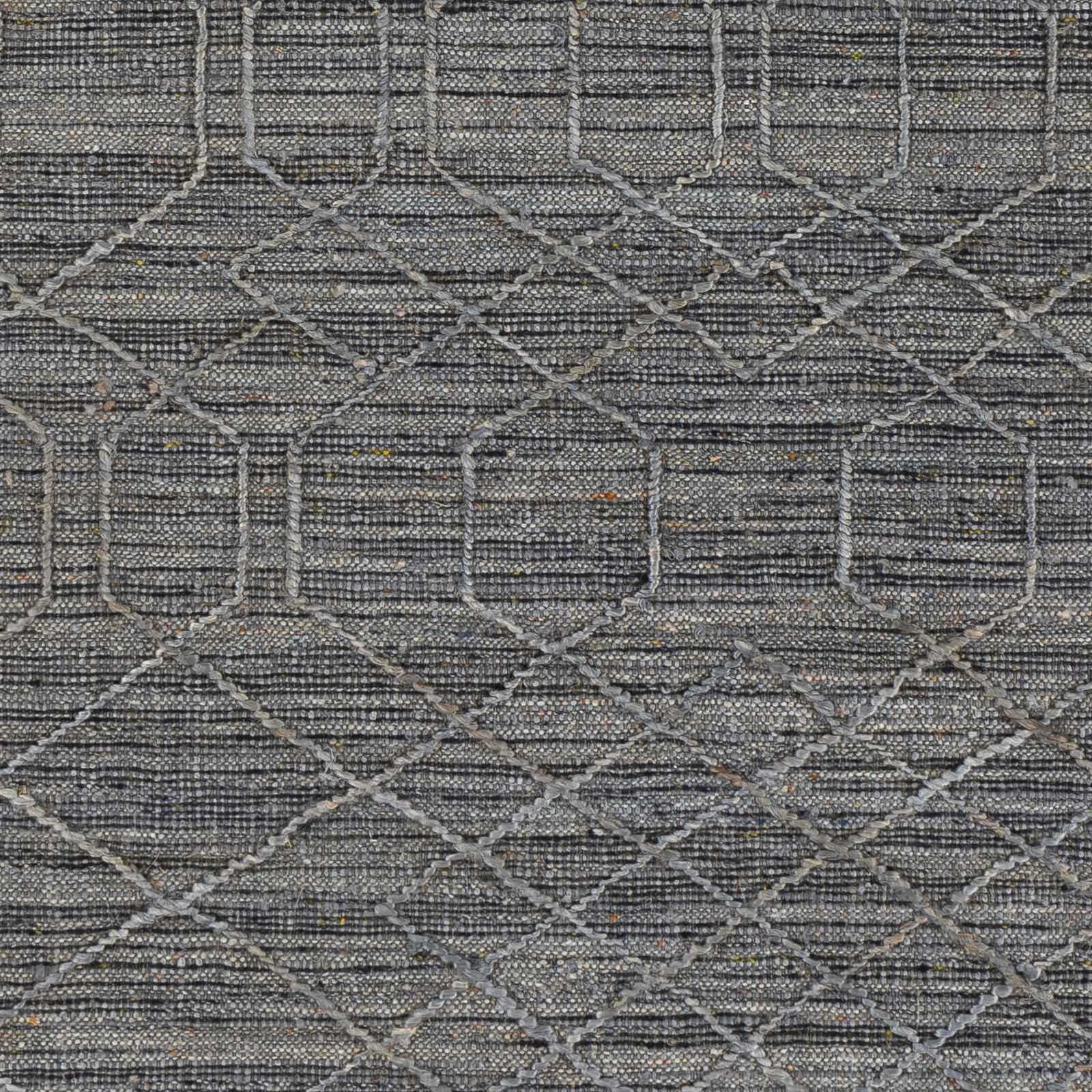 Manby Black Jute&Wool Area Carpet Area Rug - Clearance - Image 7