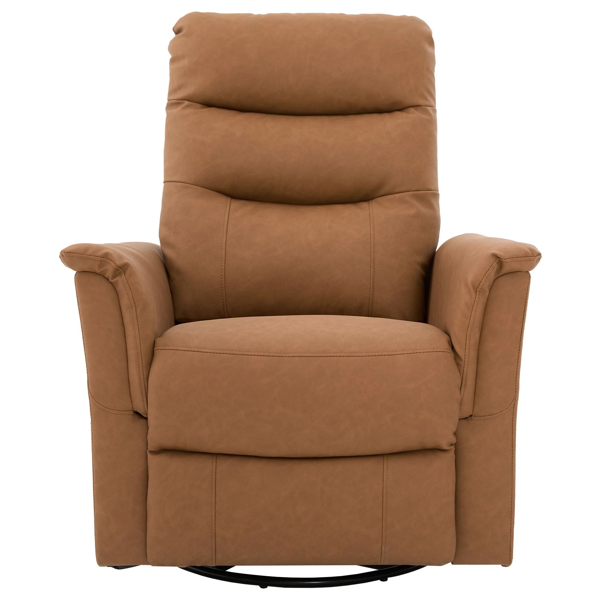 Manual Recliner Chair With 8-Point Massage and Swivel Function - Image 2