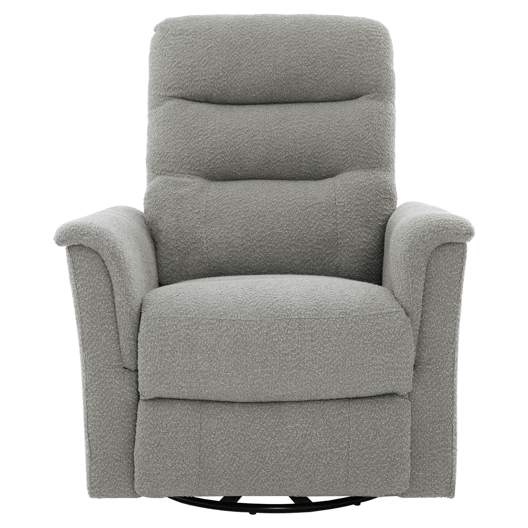 Manual Recliner Chair With 8-Point Massage and Swivel Function - Image 3