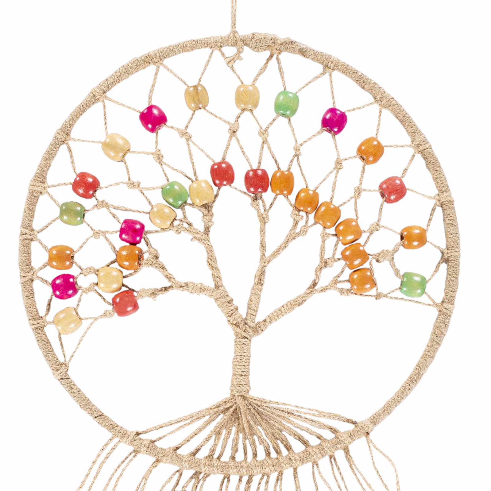 Mapua Colorful Beaded Macrame Wall Hanging Decor - Image 3
